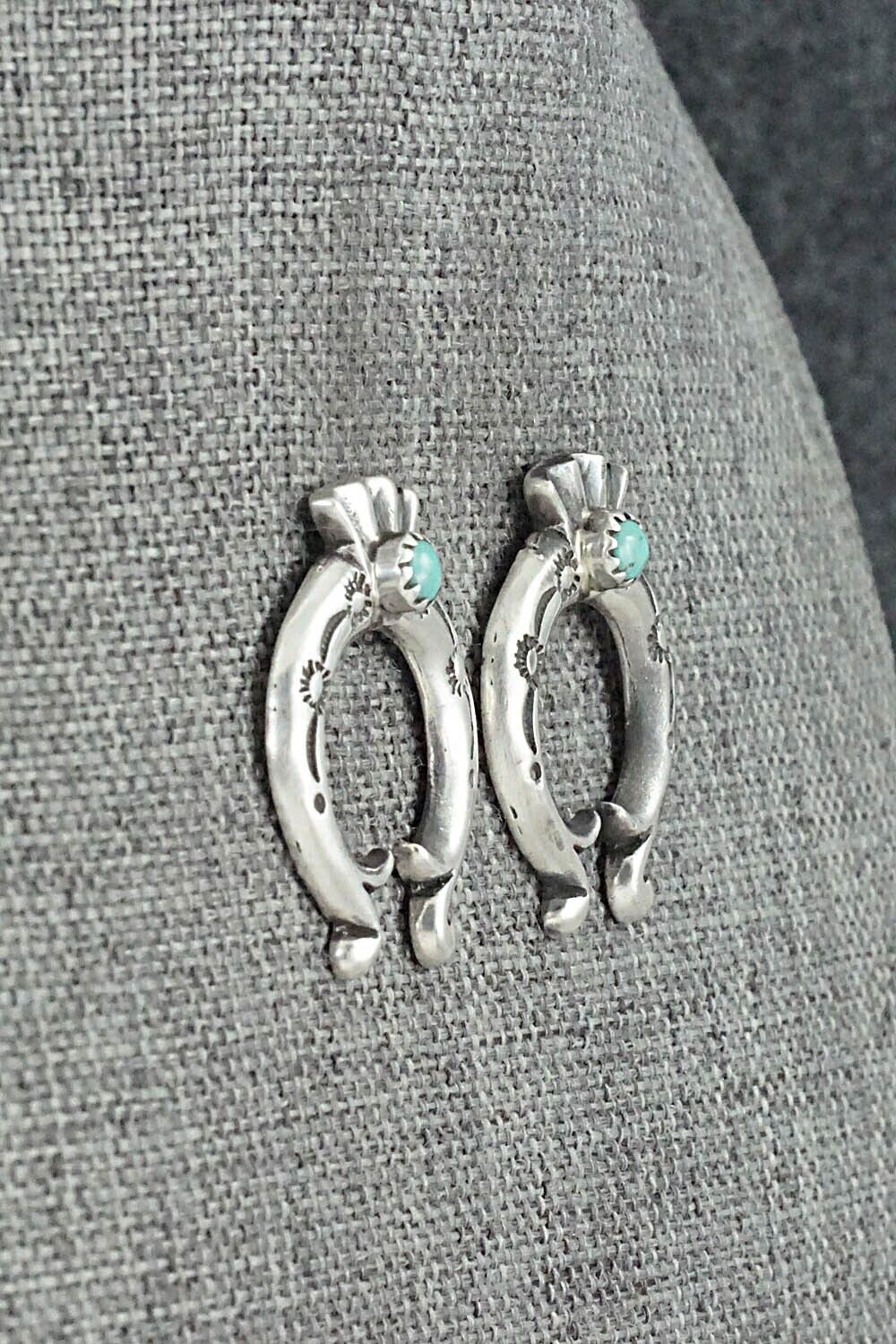 Turquoise & Sterling Silver Earrings - Paige Gordon