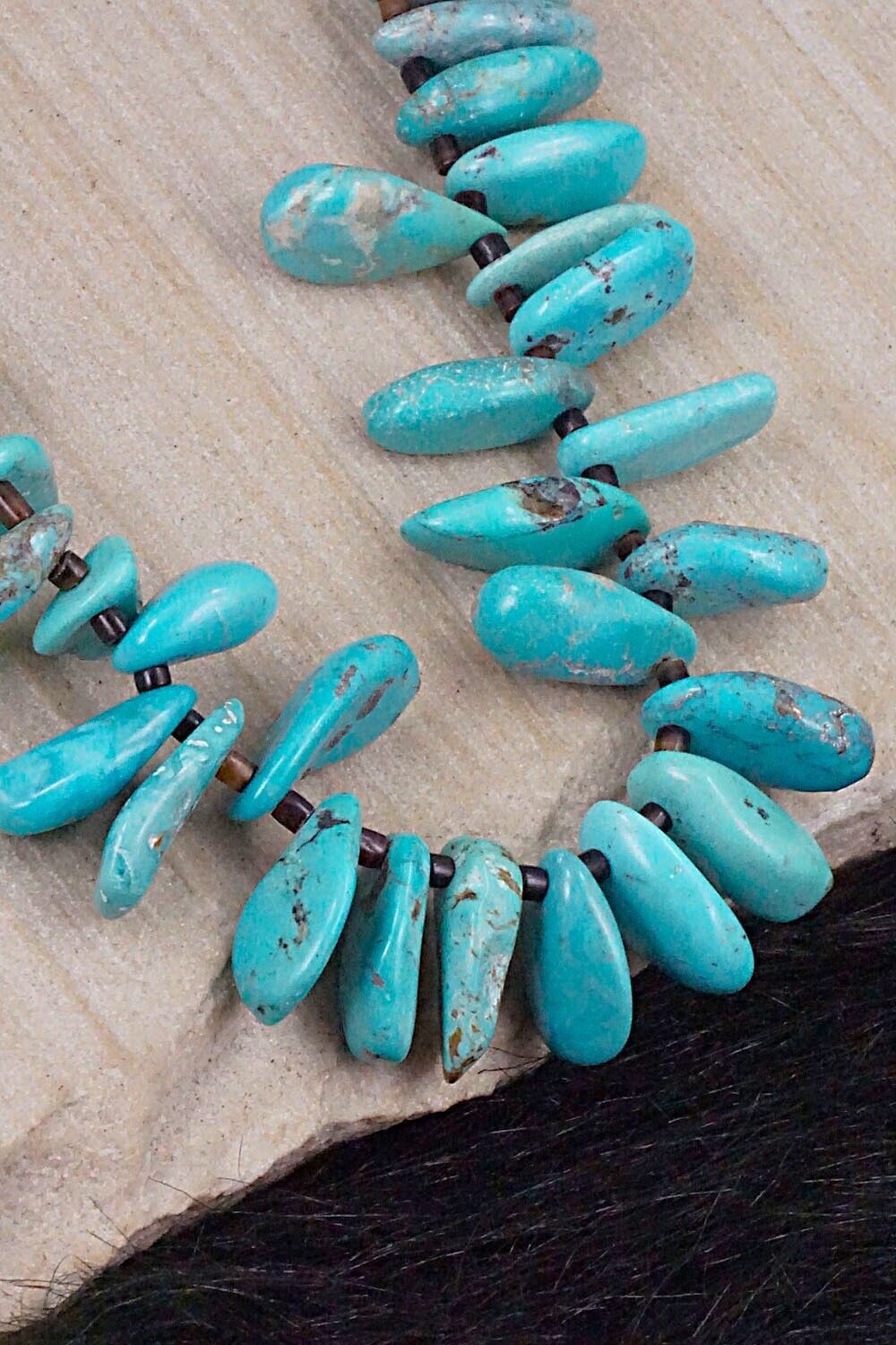 Turquoise & Sterling Silver Necklace - Louise Joe