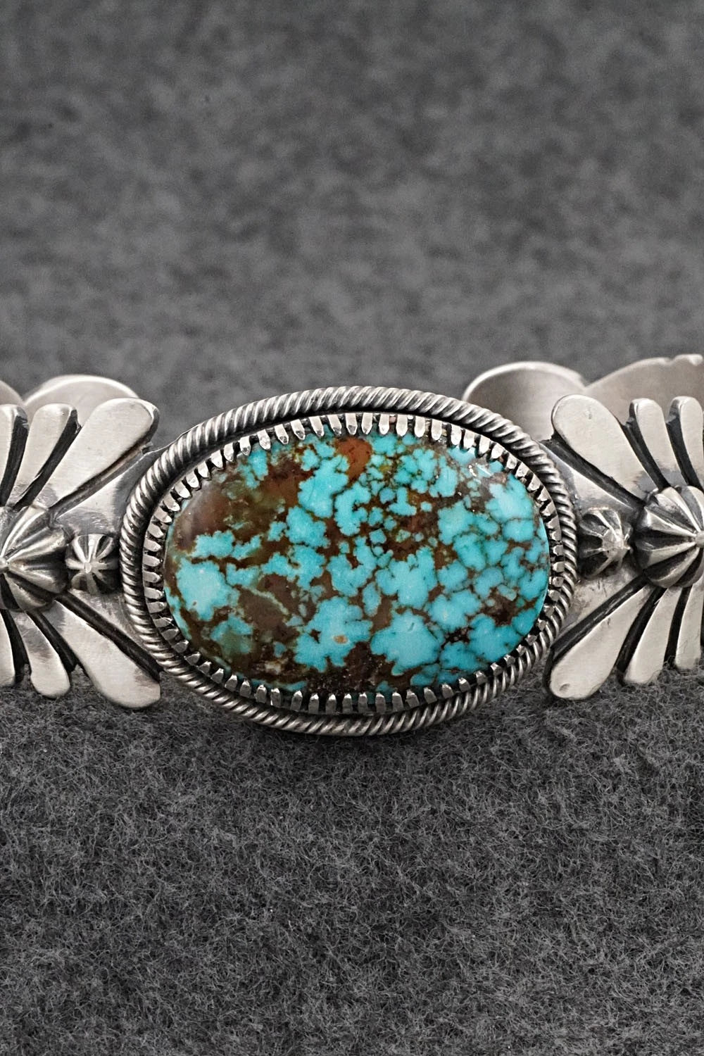 Turquoise & Sterling Silver Bracelet - Mark Yazzie
