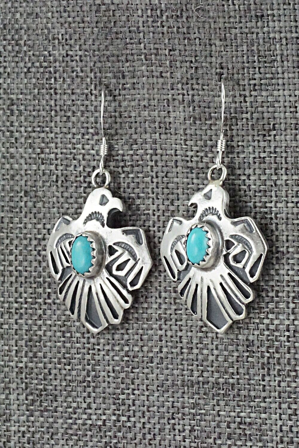 Turquoise & Sterling Silver Earrings - Paige Gordon