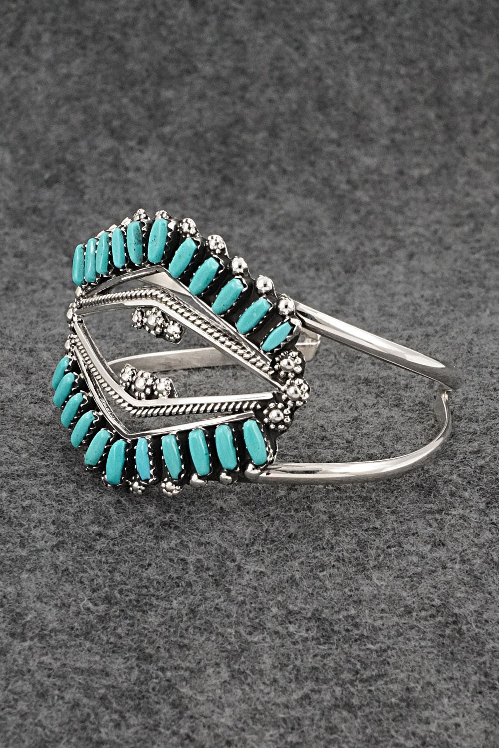 Turquoise & Sterling Silver Bracelet - Veronica Martza