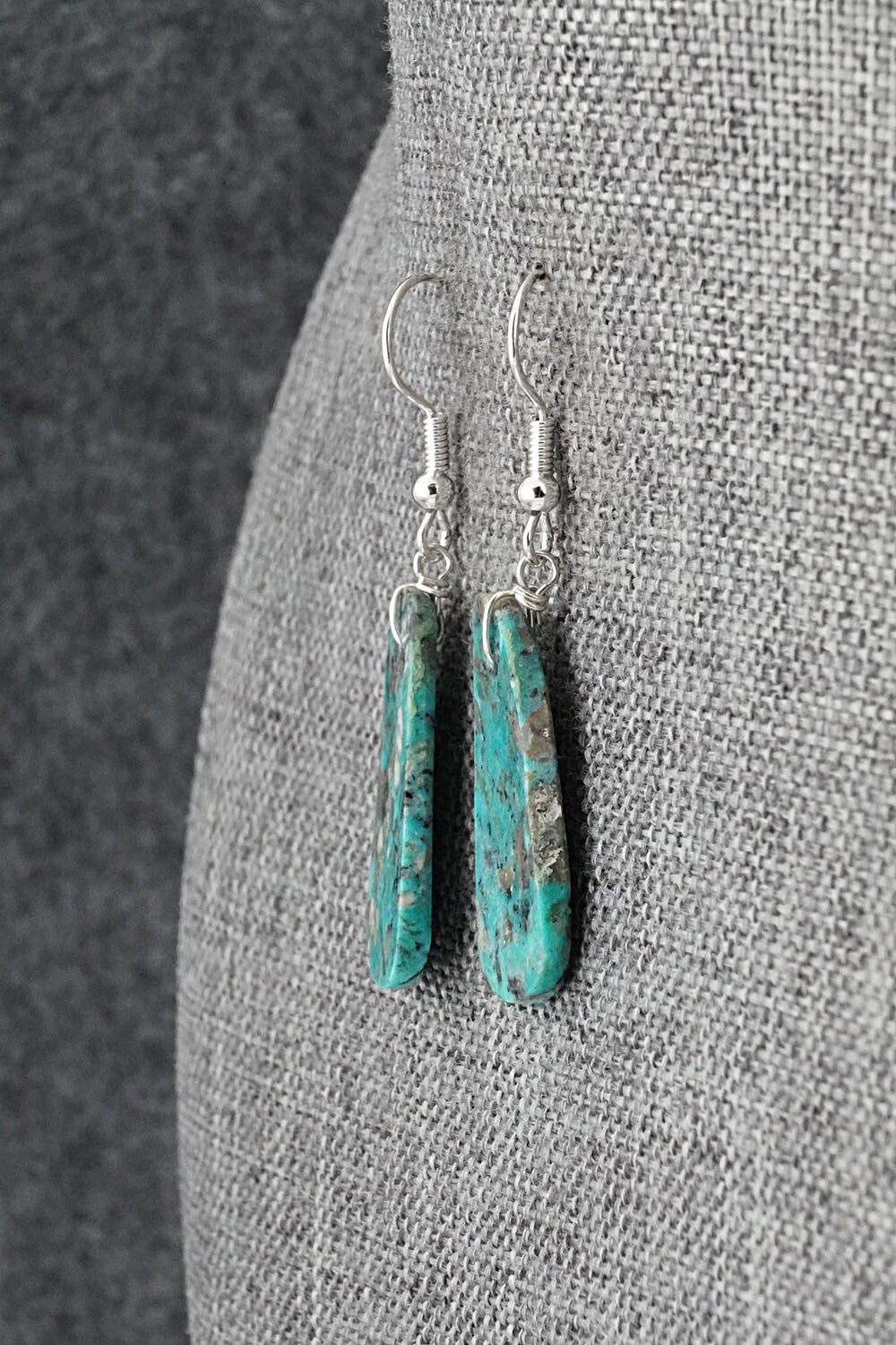 Turquoise & Sterling Silver Earrings - Tammy Nolcot
