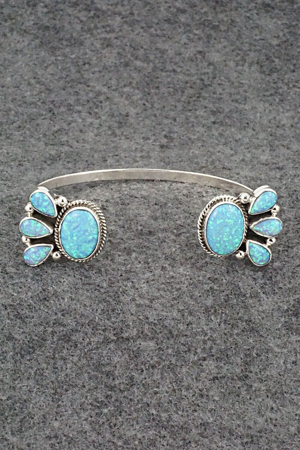 Opalite & Sterling Silver Bracelet - Annie Sleuth