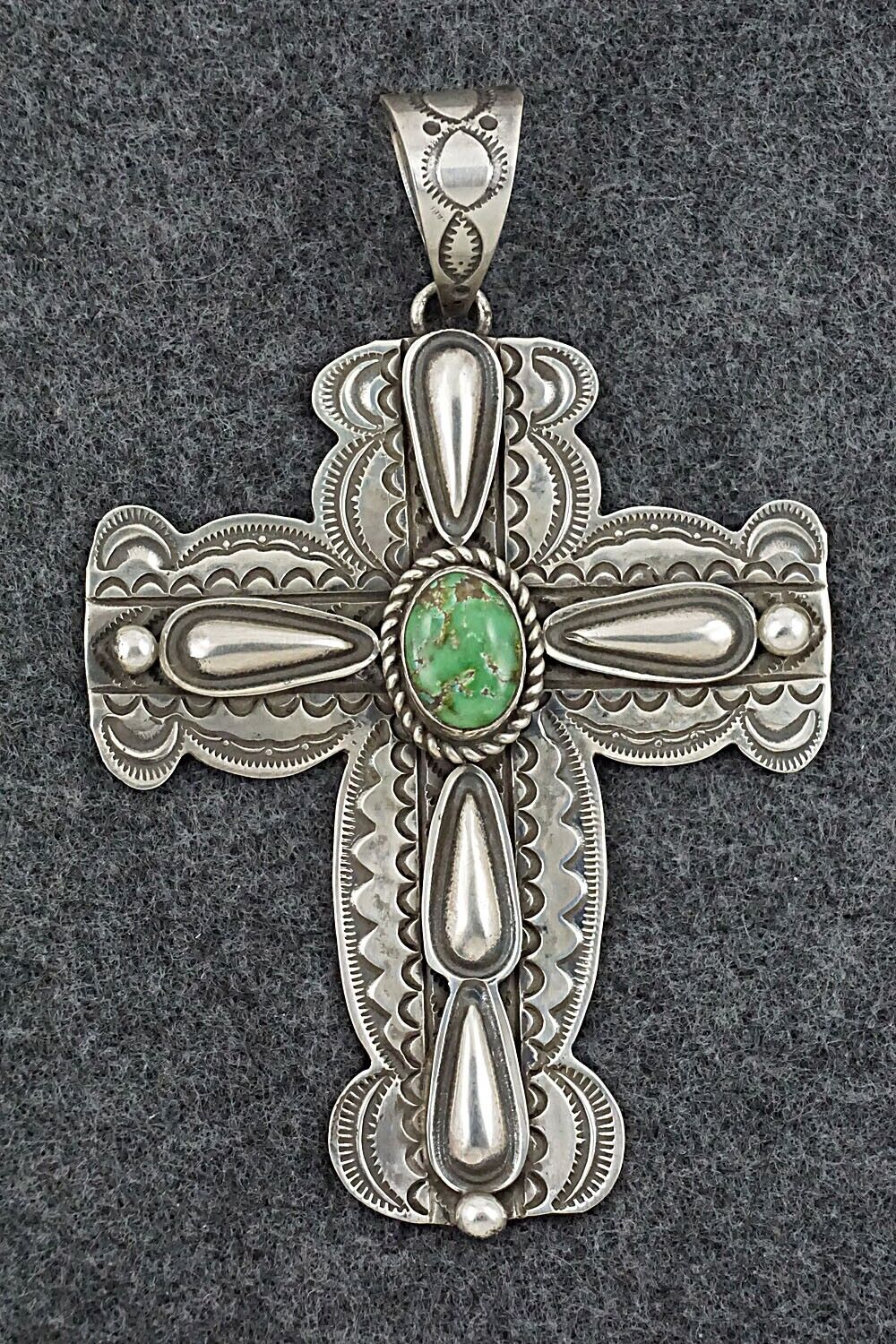 Turquoise & Sterling Silver Pendant - Alex Sanchez