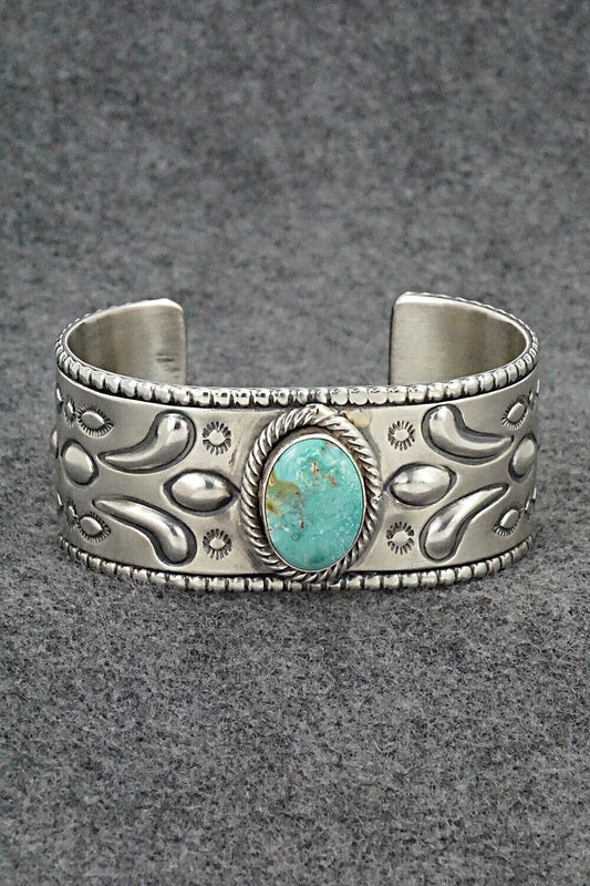 Turquoise & Sterling Silver Bracelet - Jeff James Jr.