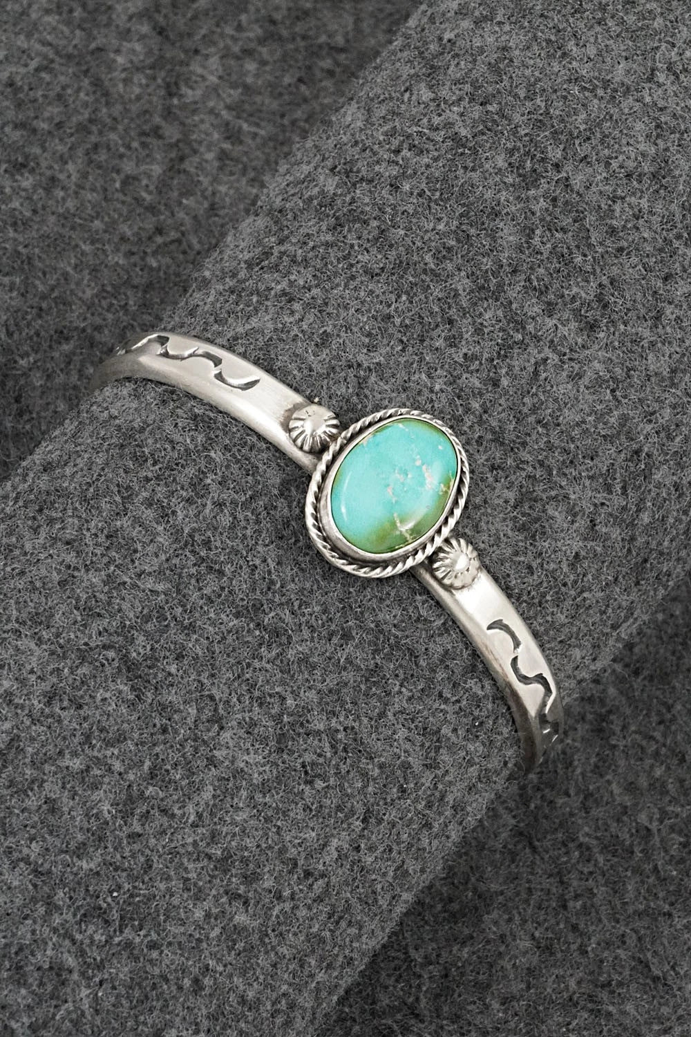 Turquoise & Sterling Silver Bracelet - Samuel Yellowhair