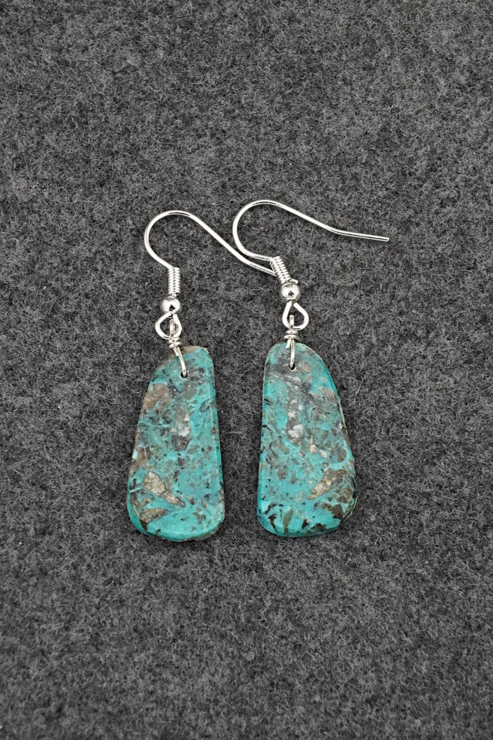 Turquoise & Sterling Silver Earrings - Tammy Nolcot