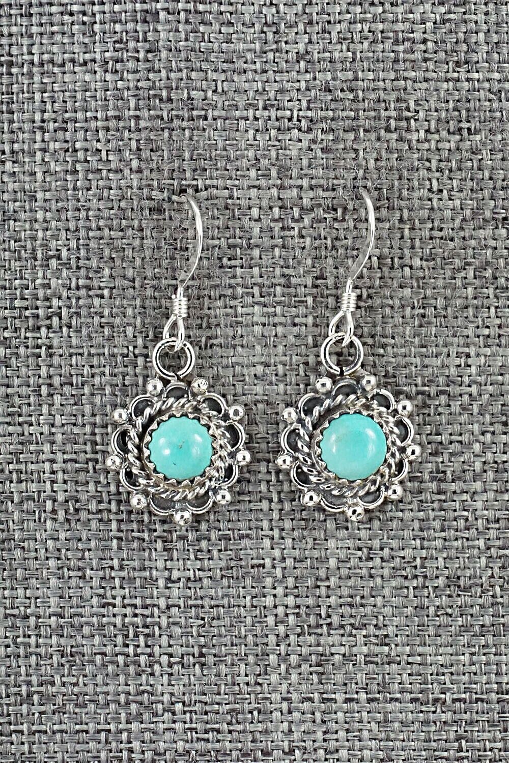 Turquoise & Sterling Silver Earrings - Emery Spencer