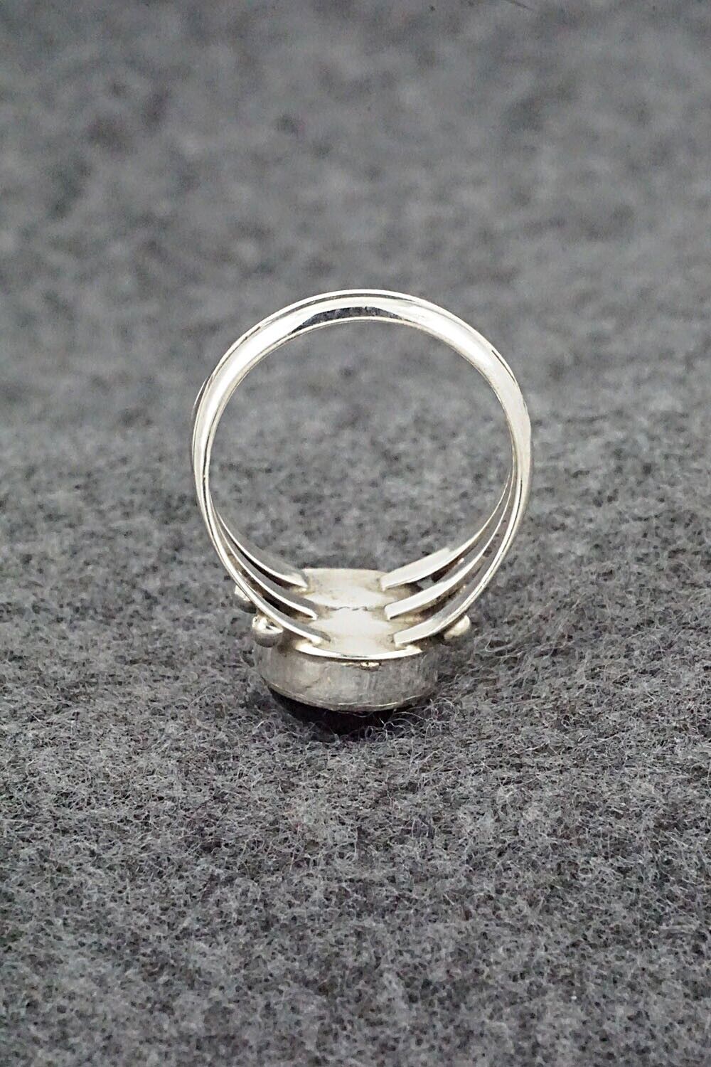 Onyx & Sterling Silver Ring - Paige Gordon - Size 7.5
