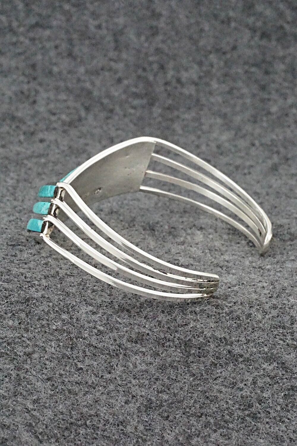 Turquoise & Sterling Silver Bracelet - Jamie Johnson