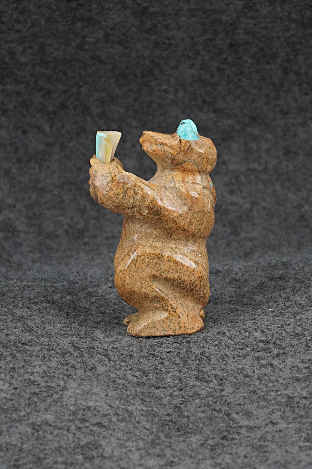 Frog Zuni Fetish Carving - Freddie Leekya
