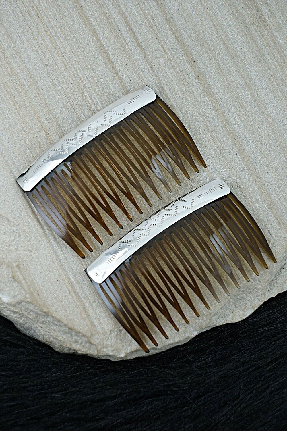 Sterling Silver Hair Combs - Randall Dalgai