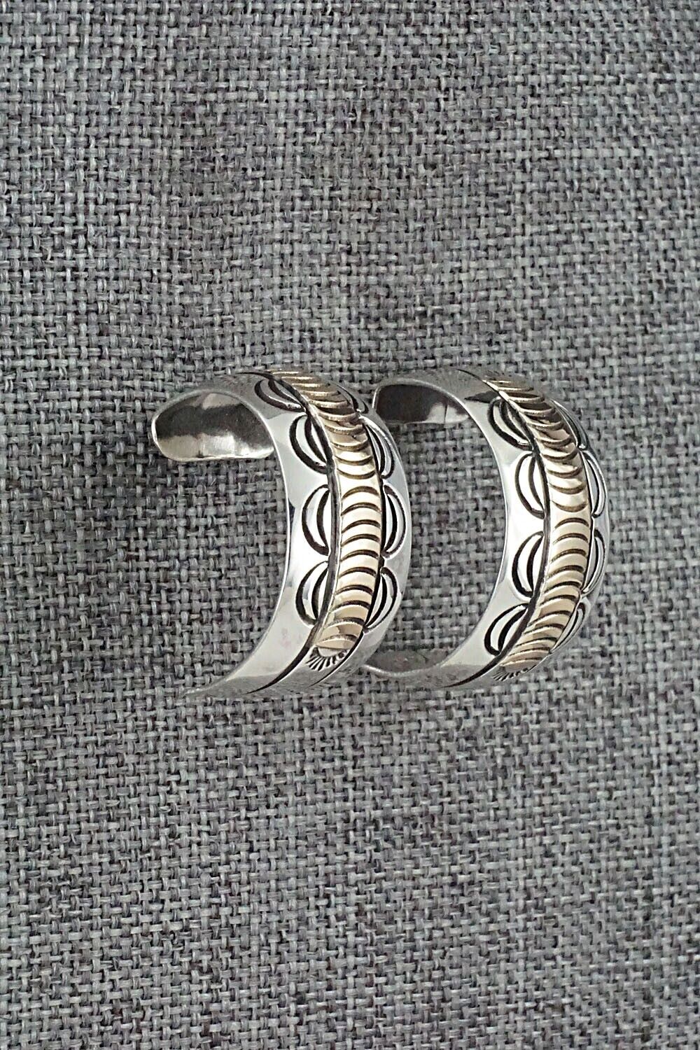 Sterling Silver & Gold Fill Hoop Earrings - Bruce Morgan