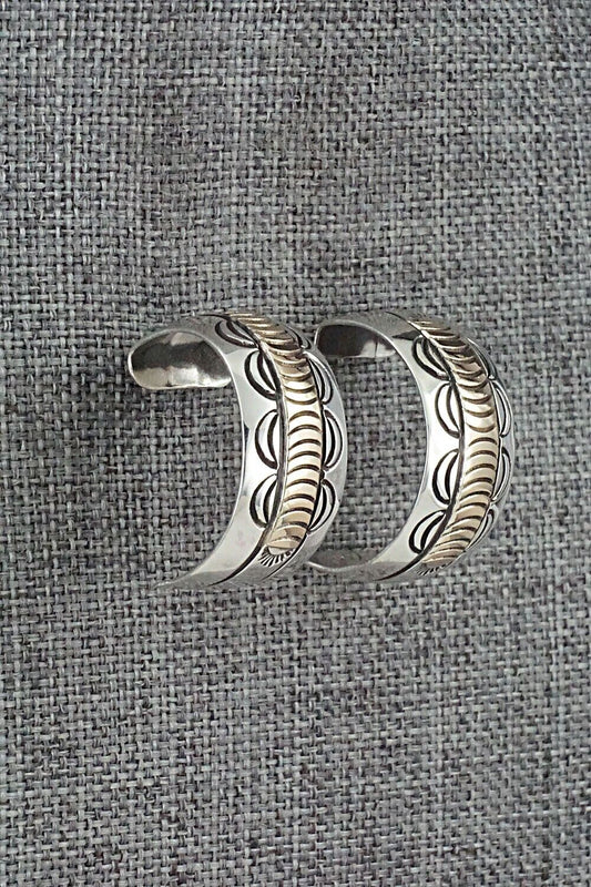 Sterling Silver & Gold Fill Hoop Earrings - Bruce Morgan