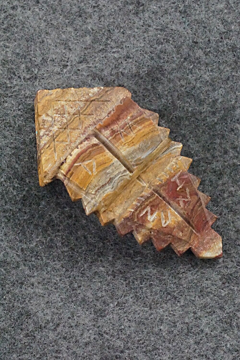 Horned Toad Zuni Fetish Carving - Douglas Martza