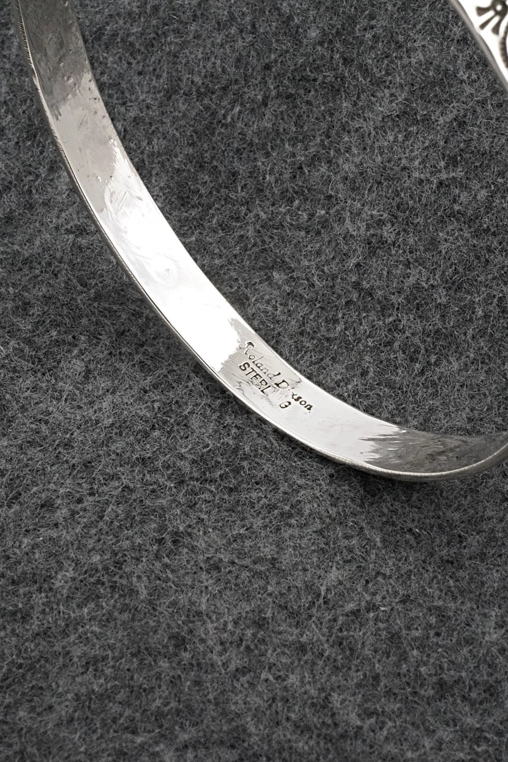 Sterling Silver Bangle Bracelet - Roland Dixson