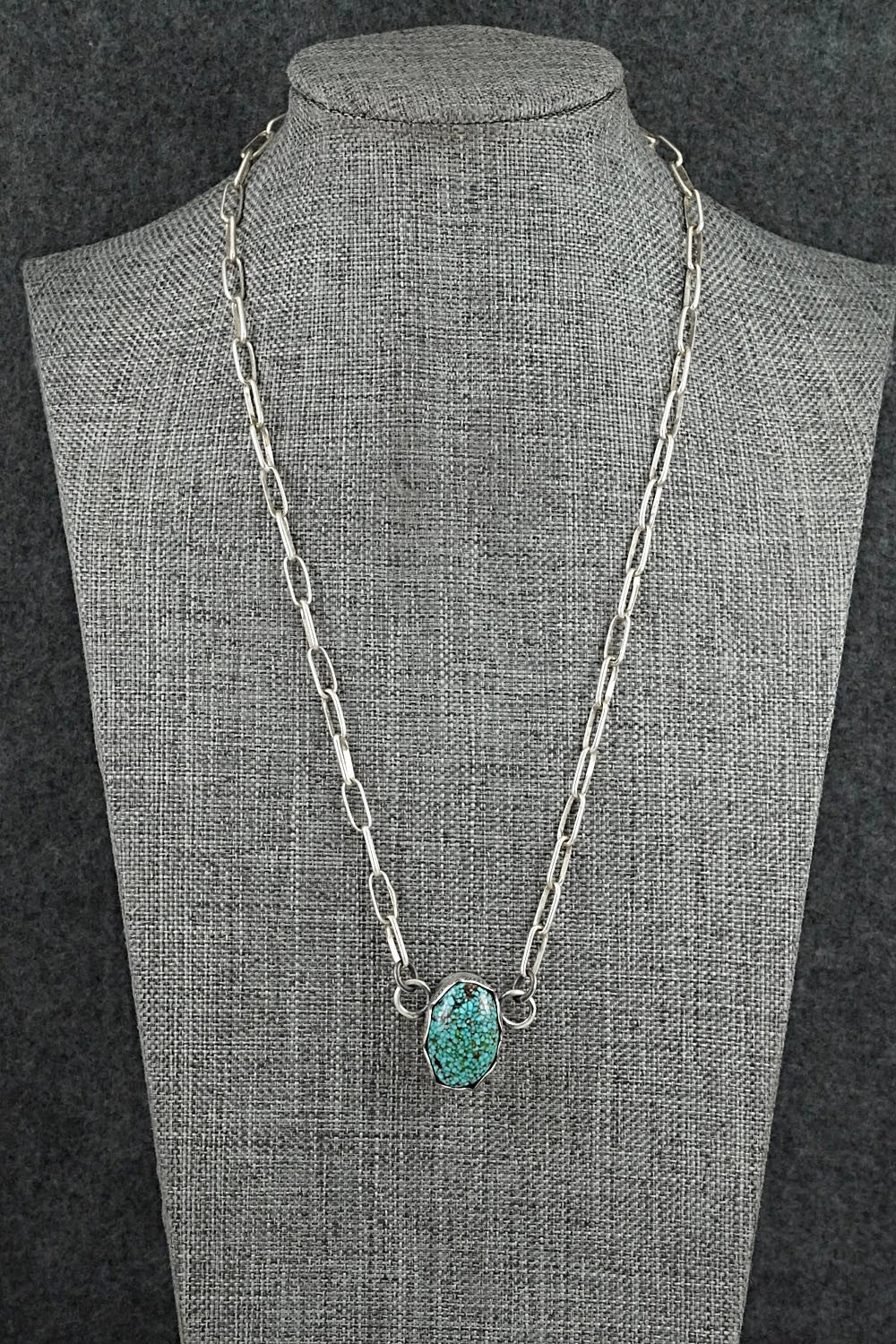 Turquoise & Sterling Silver Necklace - Randy Boyd