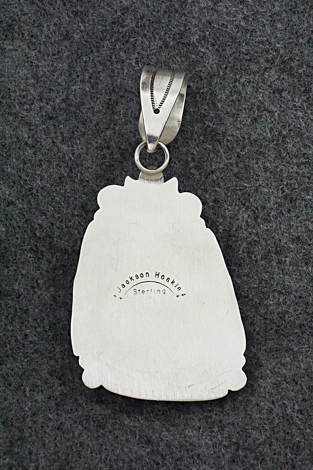 Turquoise & Sterling Silver Pendant - Jackson Hoskie