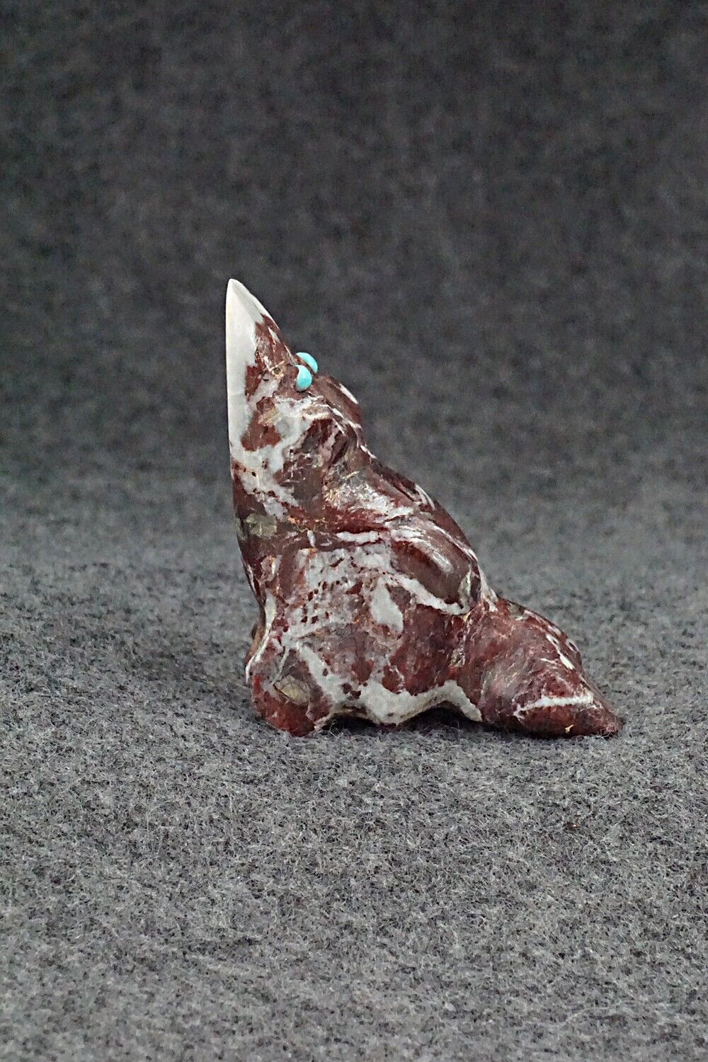 Wolf Zuni Fetish Carving - James Panteah