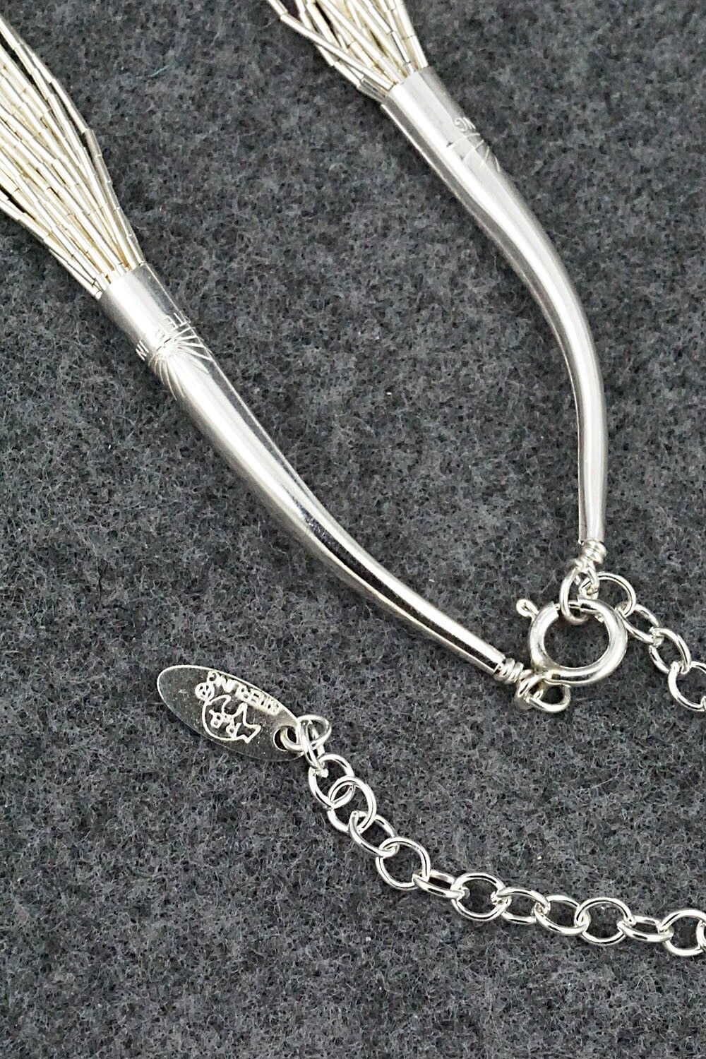 Liquid Silver Necklace - Sterling Silver 24"