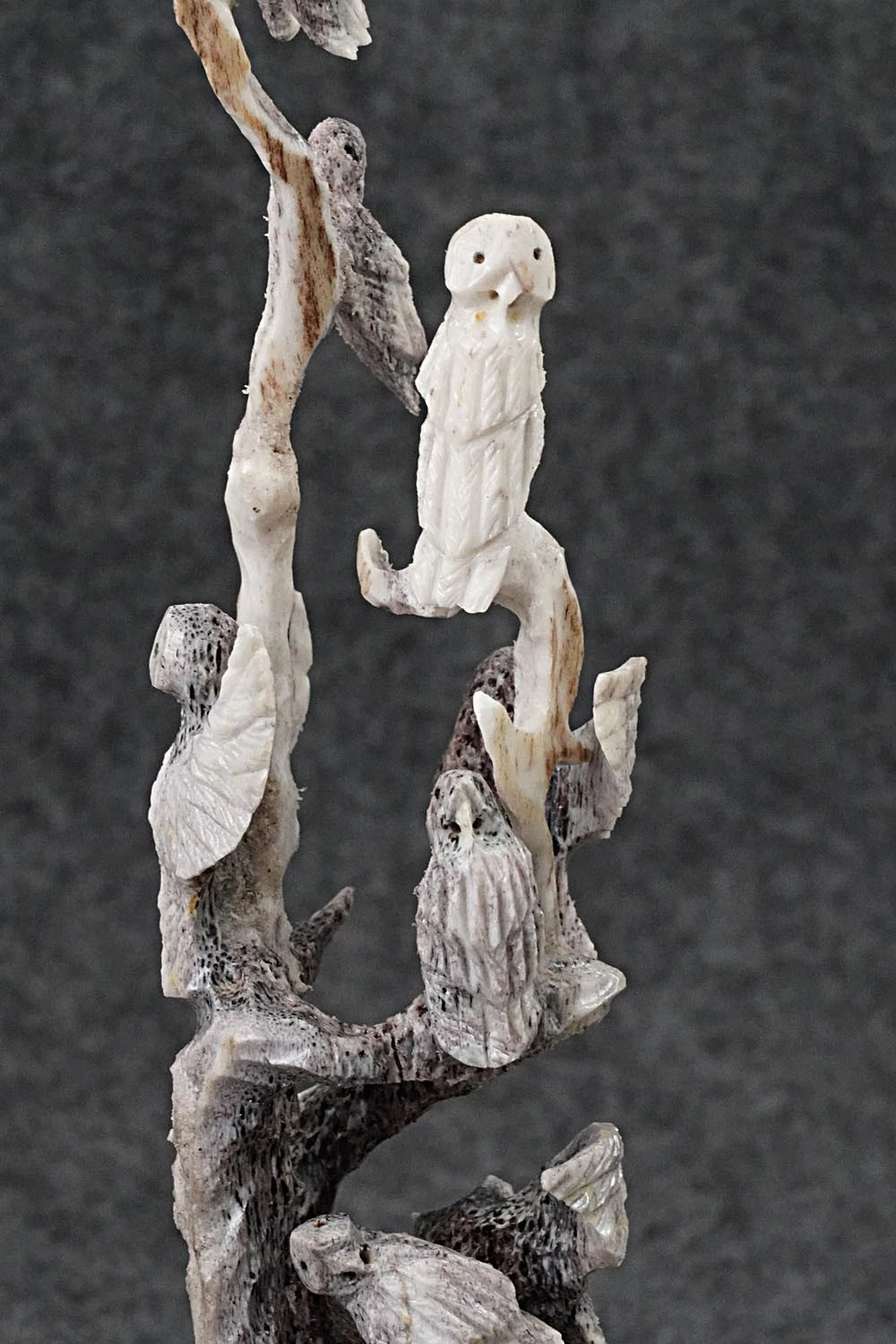 Owls Zuni Fetish Carving - Ruben Najera