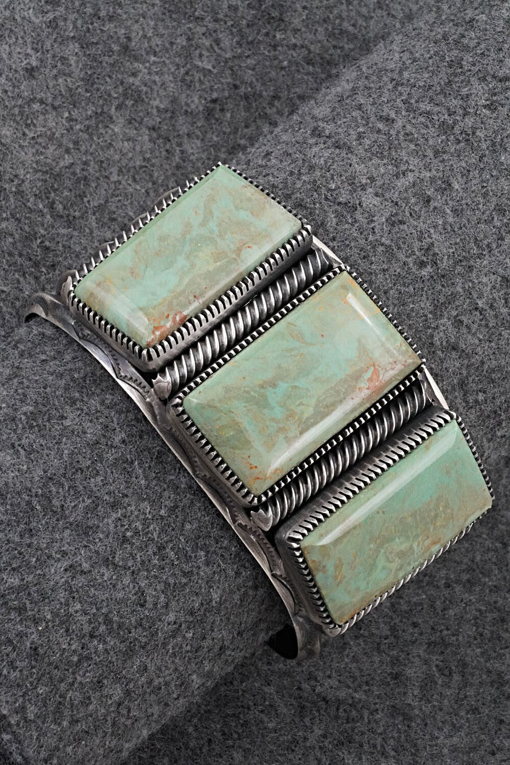 Turquoise & Sterling Silver Bracelet - Mark Yazzie