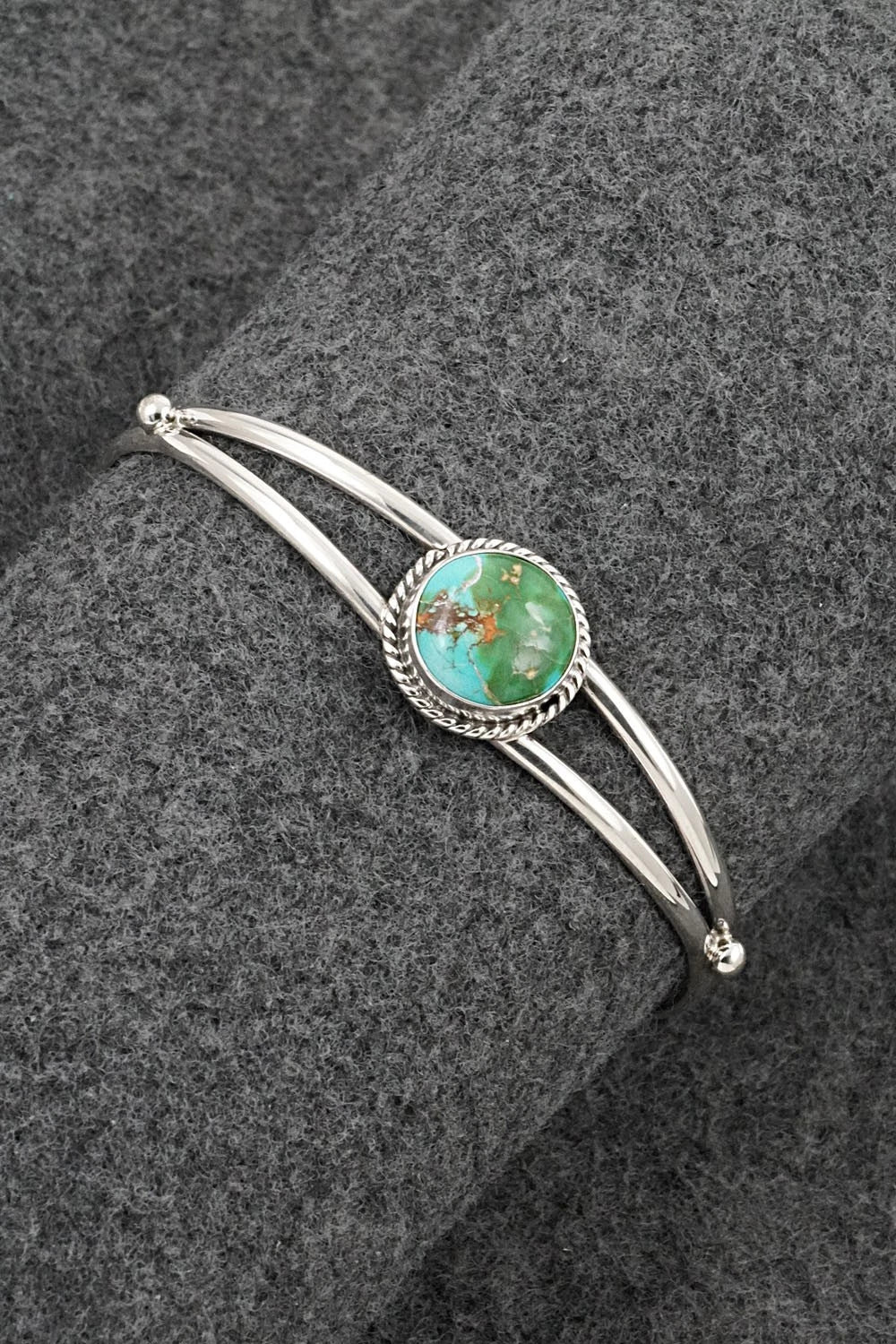 Turquoise & Sterling Silver Bracelet - Rosemary Saunders