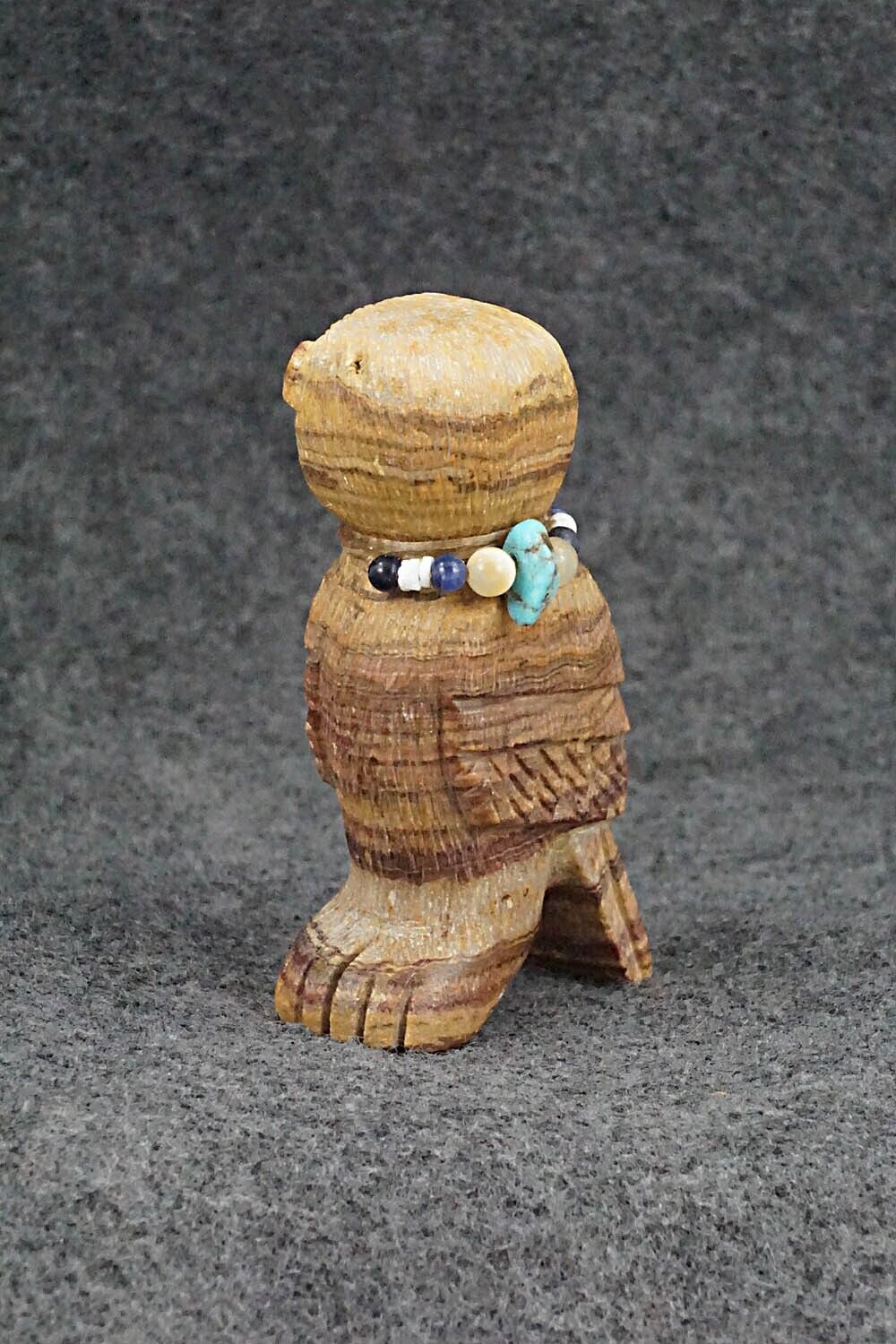 Owl Zuni Fetish Carving - Douglas Martza