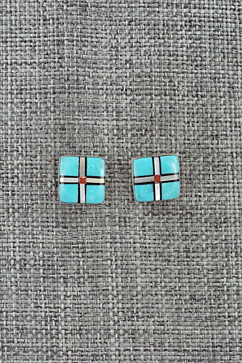 Multi-Stone & Sterling Silver Earrings - Carey Luarkie