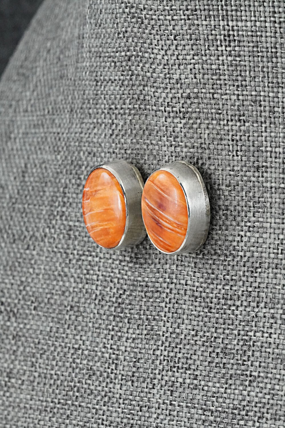 Spiny Oyster & Sterling Silver Necklace Set - Darrin Livingston