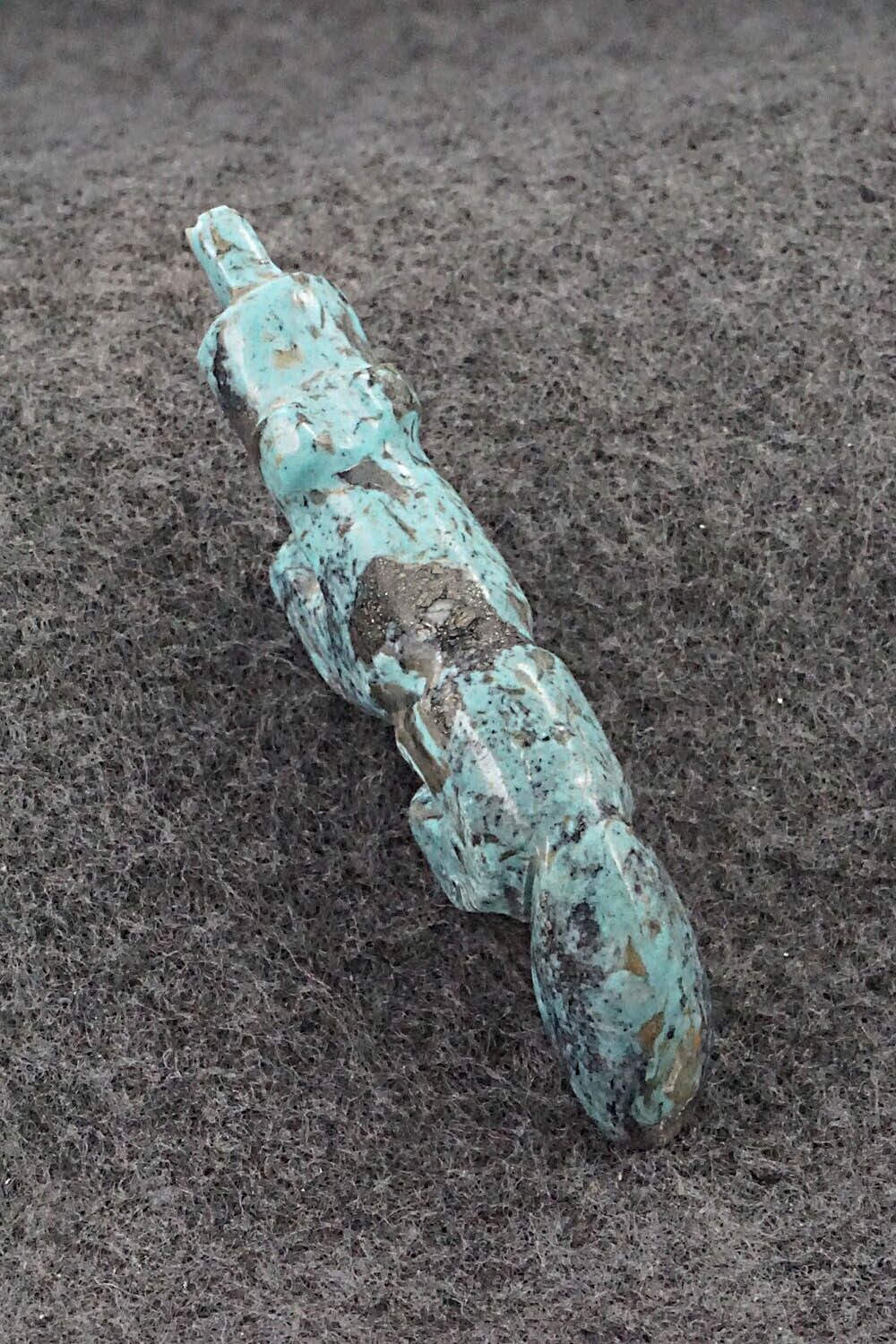 Wolf Zuni Fetish Carving - Reynold Lunasee