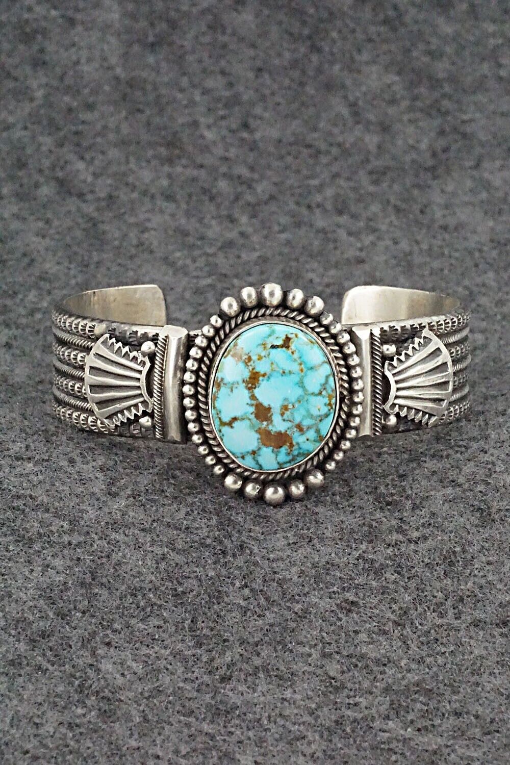 Turquoise & Sterling Silver Bracelet - Michael Calladitto