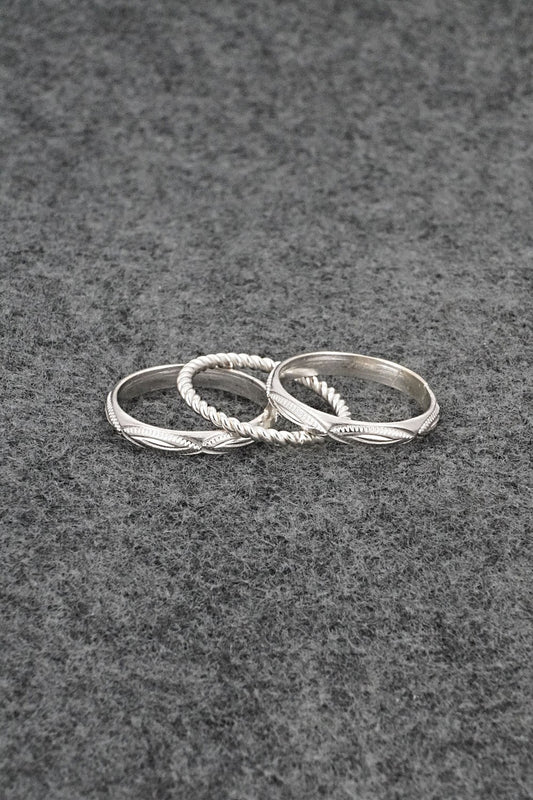 Sterling Silver Rings - Charles Dubois - Size 6.5