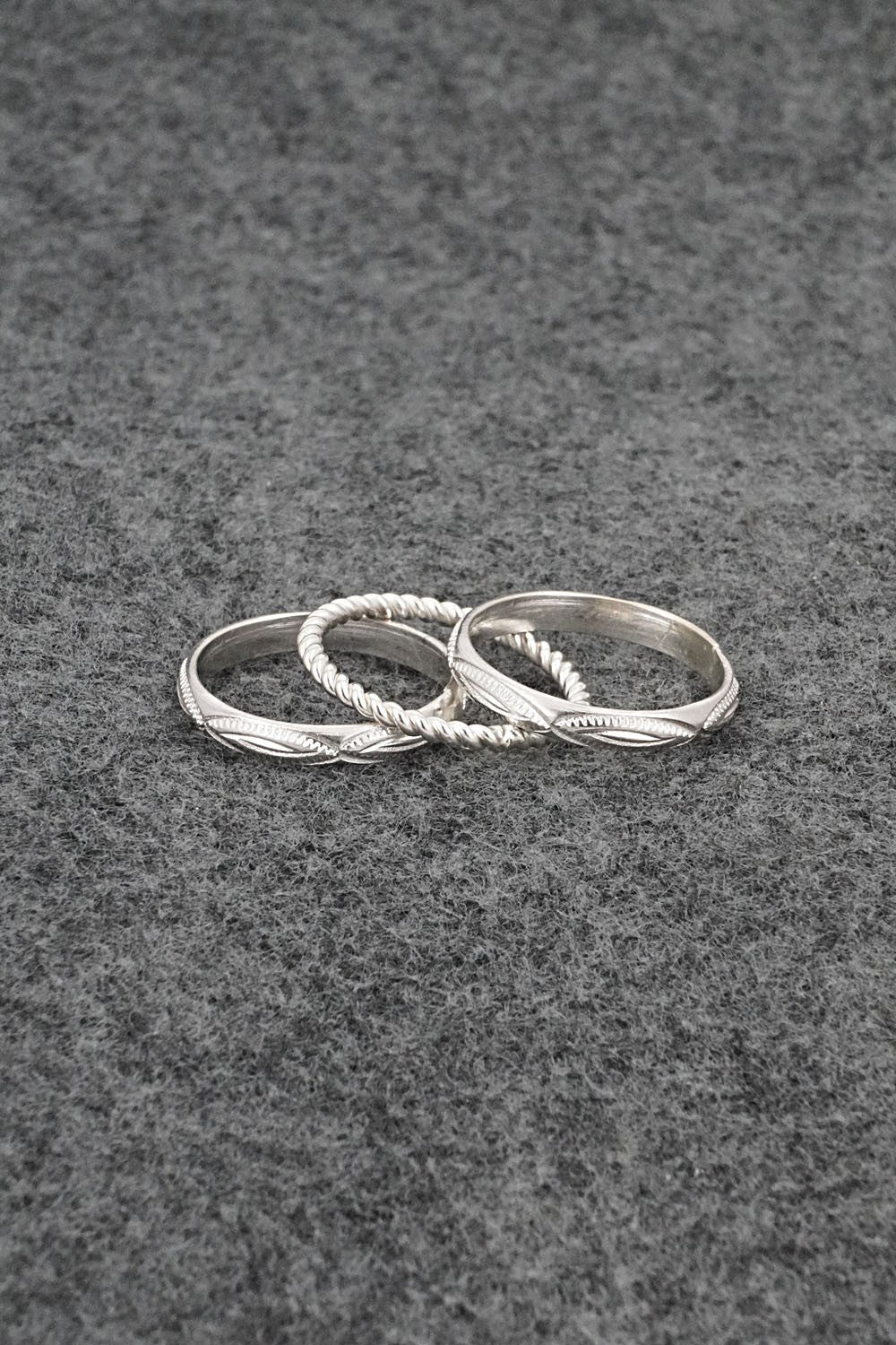 Sterling Silver Rings - Charles Dubois - Size 7.5