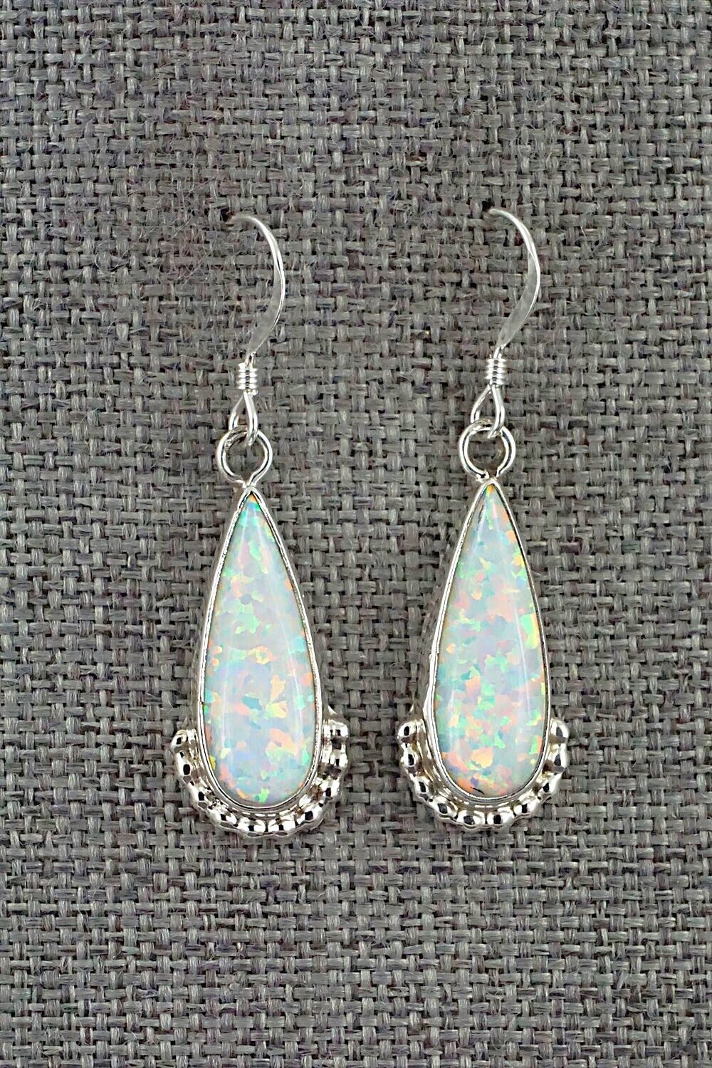 Opalite & Sterling Silver Earrings - Verley Betone