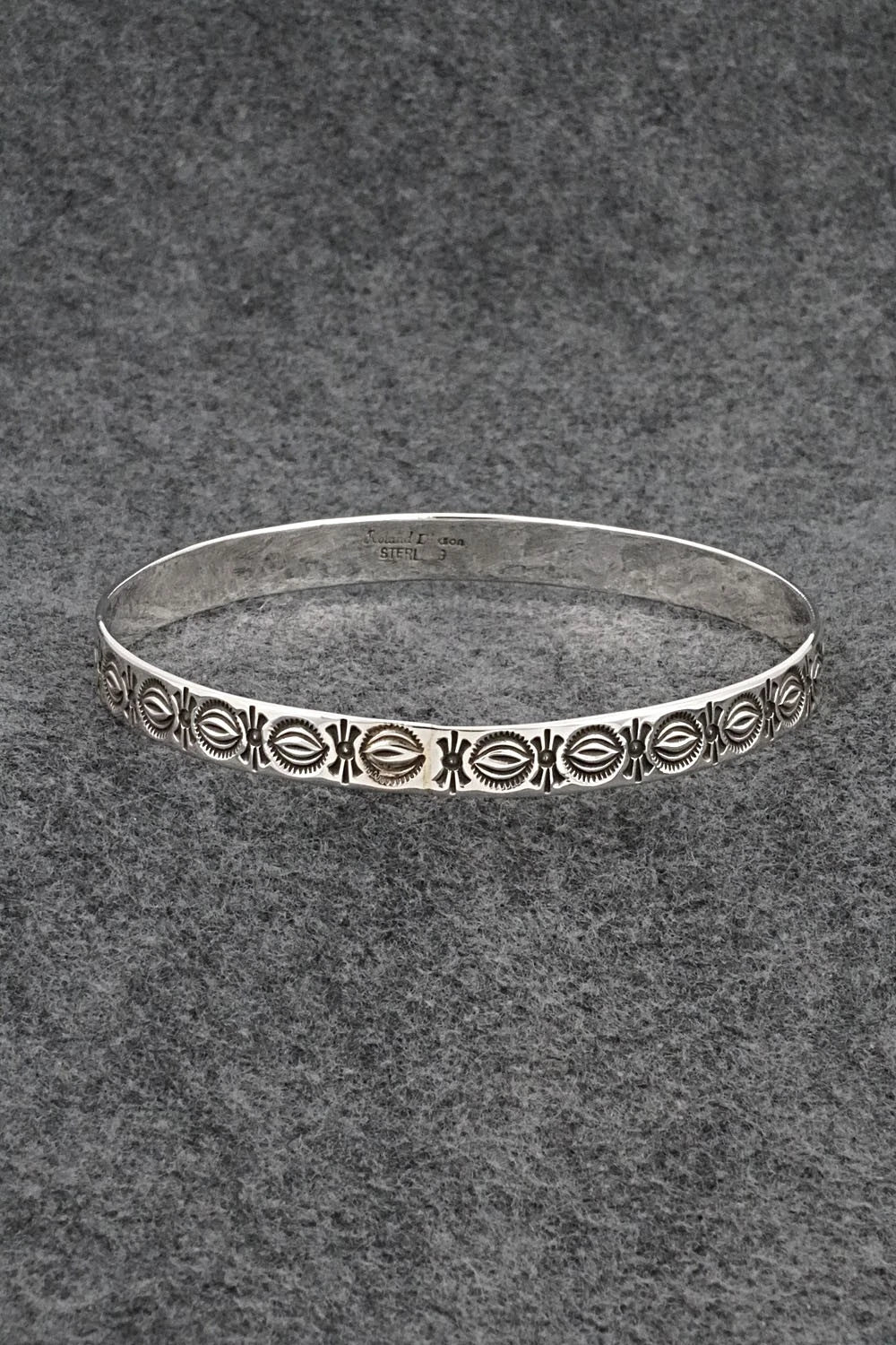 Sterling Silver Bangle Bracelet - Roland Dixson