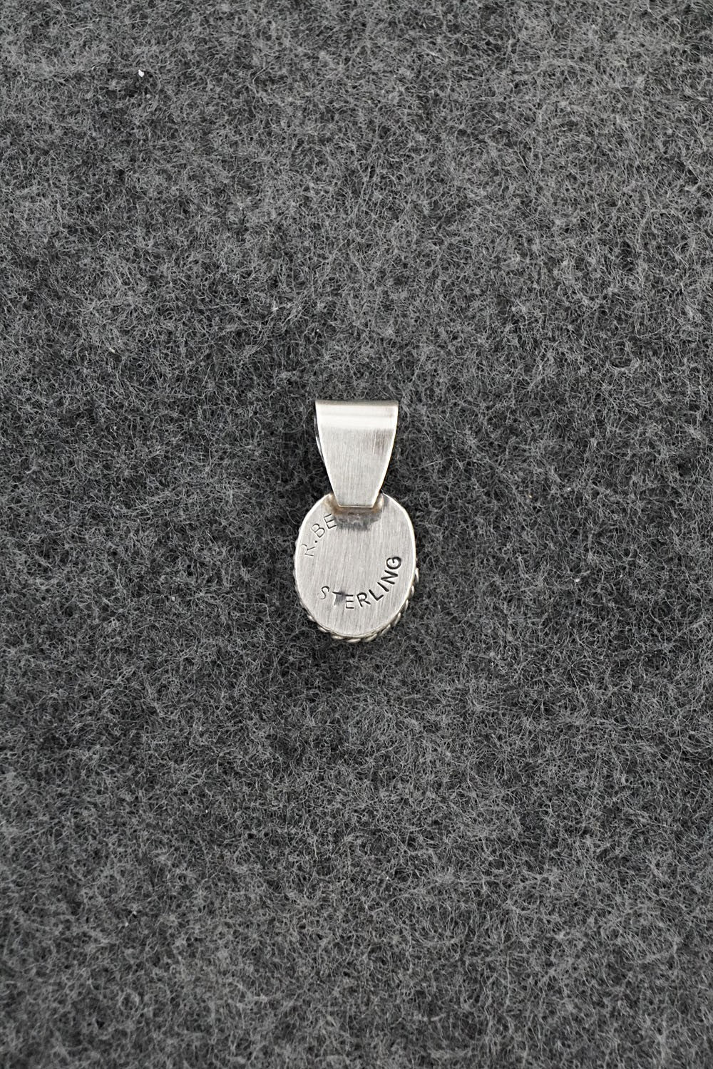 Turquoise & Sterling Silver Pendant - Rena Begay
