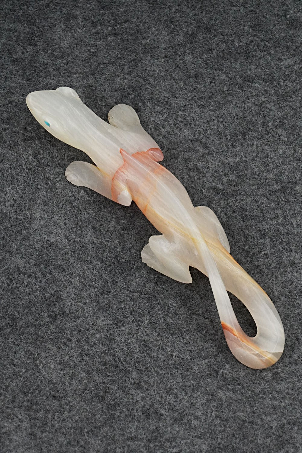 Lizard Zuni Fetish Carving - Lance Cheama