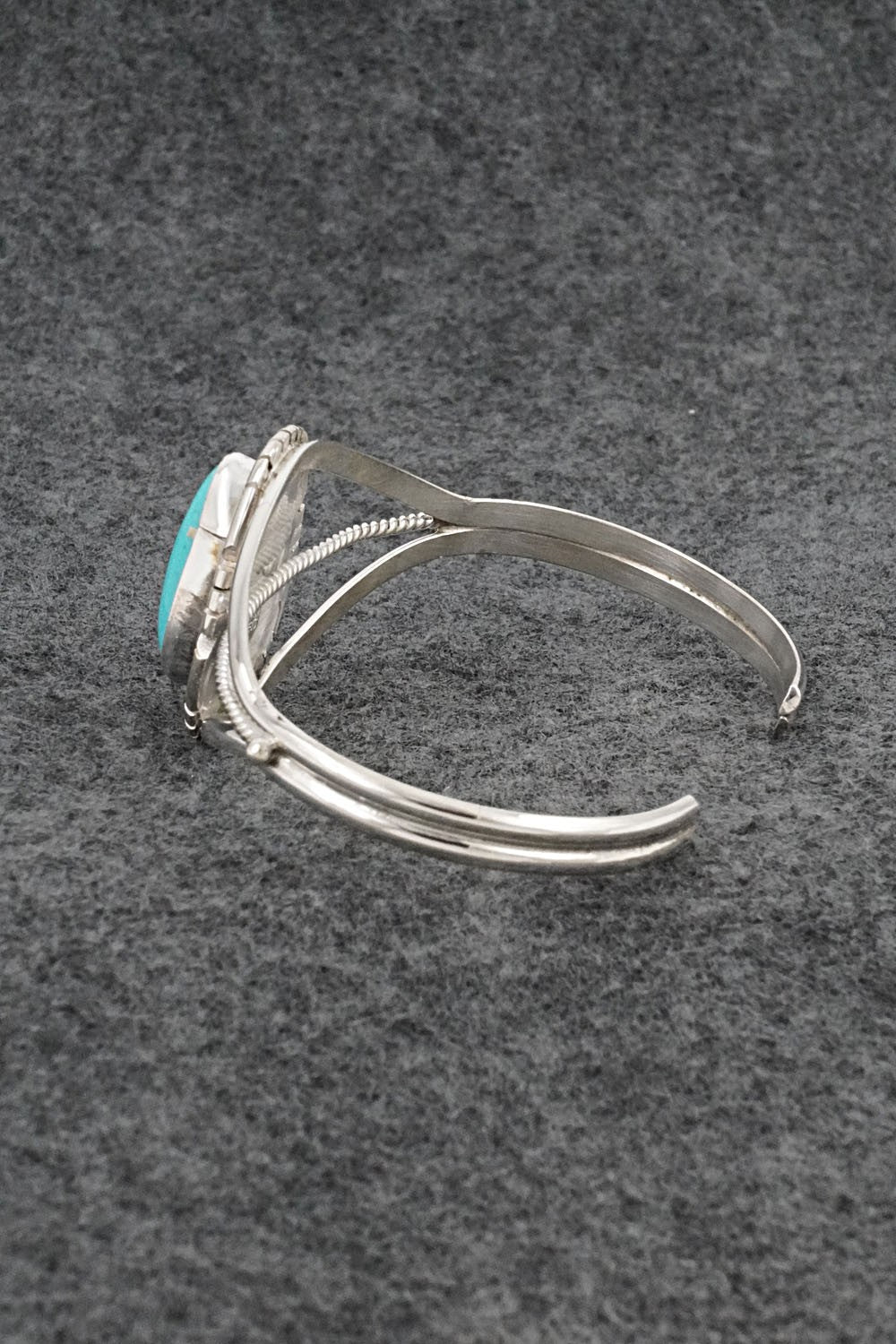 Turquoise & Sterling Silver Bracelet - Peggy Skeets