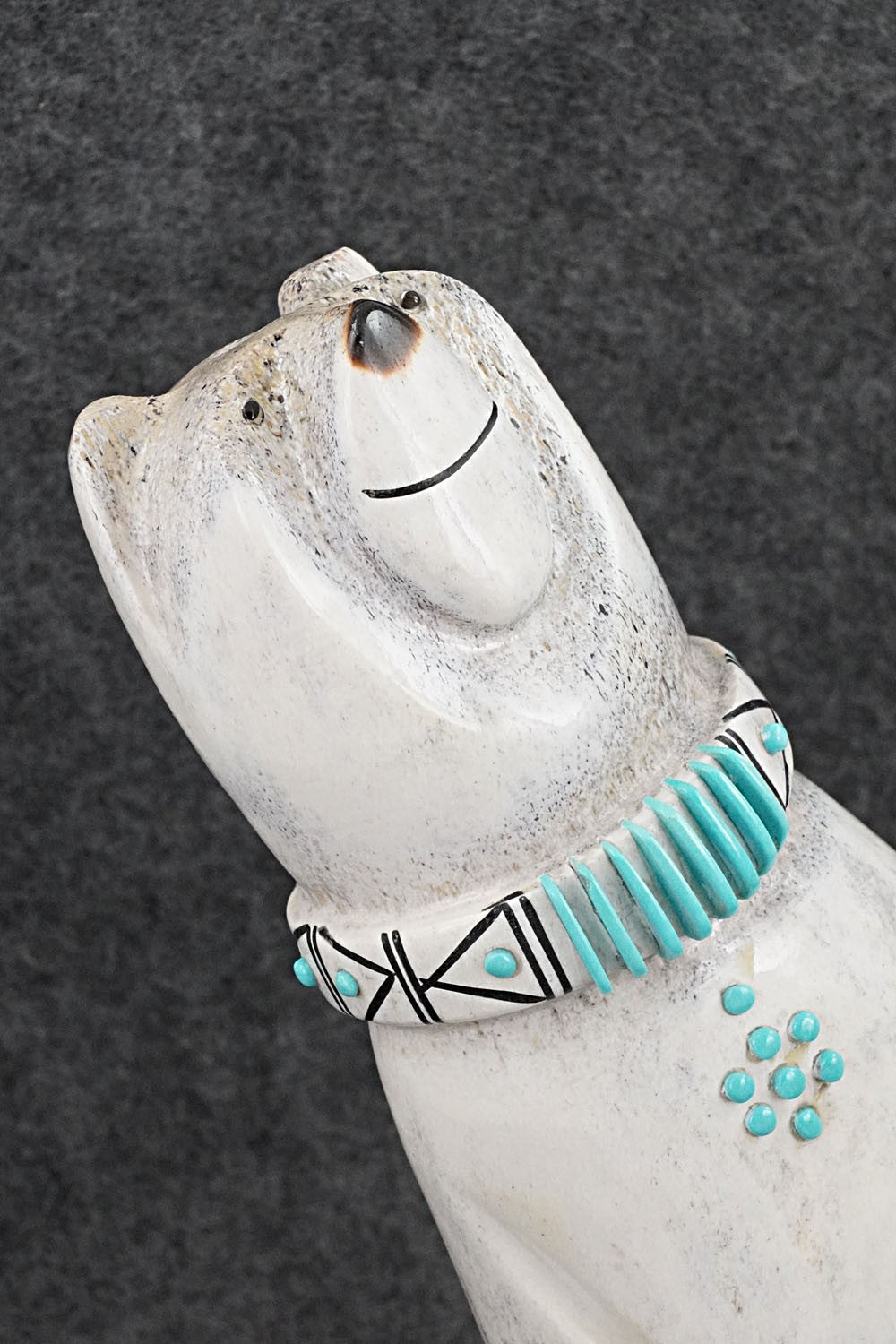 Dancing Bear Zuni Fetish Carving - Claudia Peina