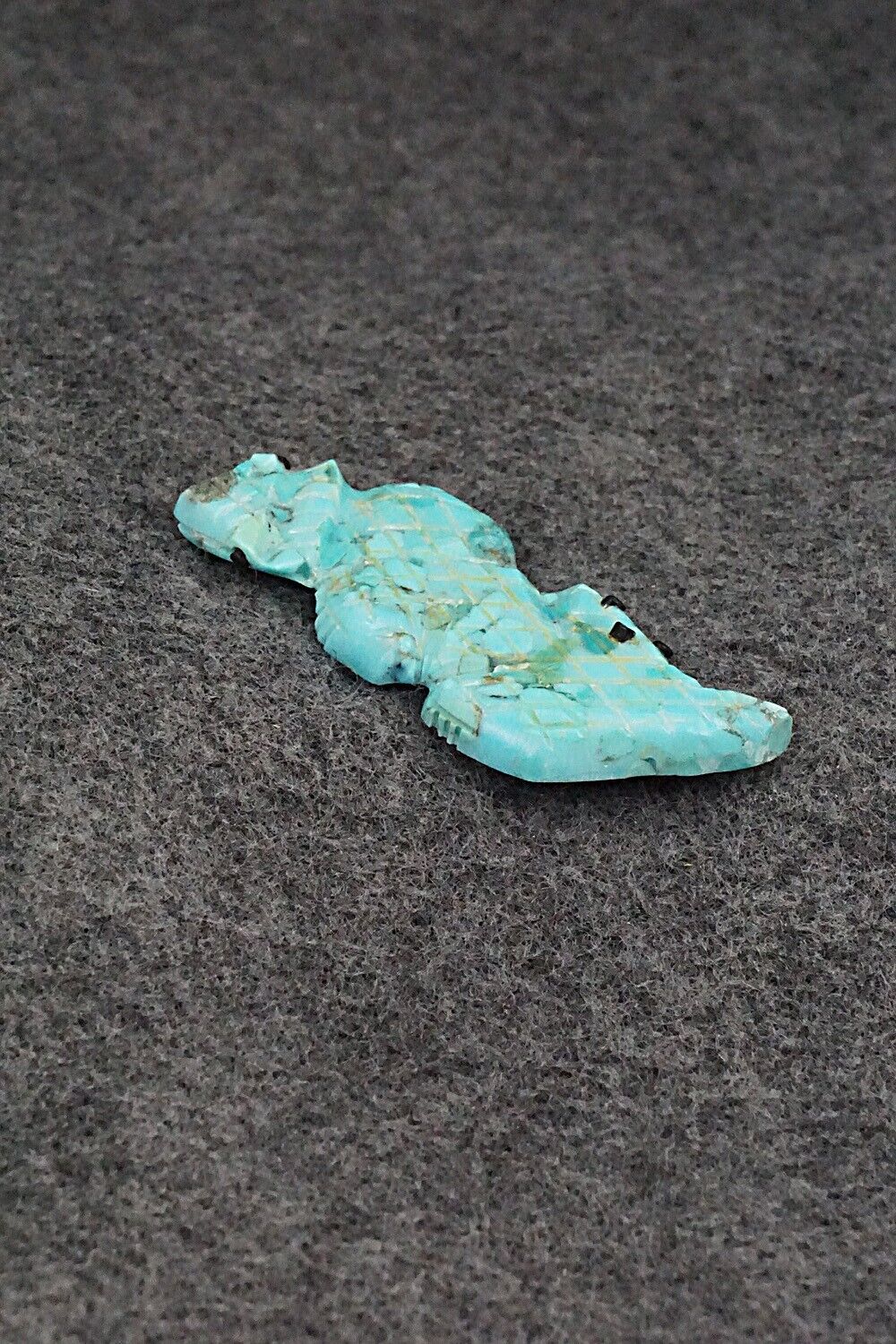Horned Toad Zuni Fetish Carving - Danette Laate