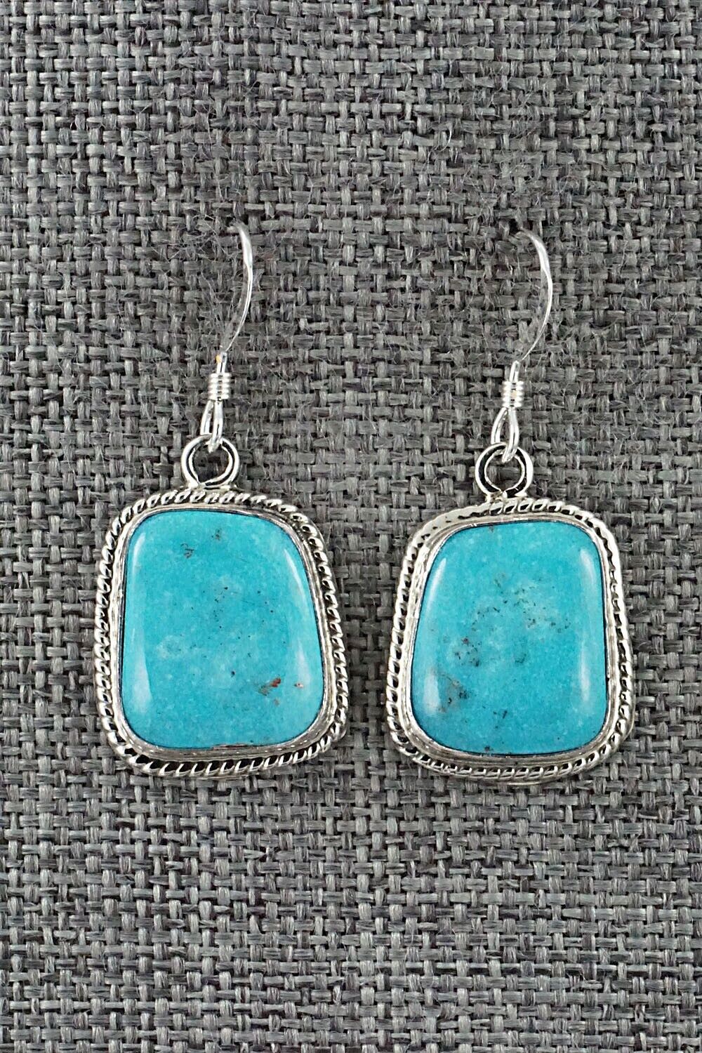 Turquoise and Sterling Silver Earrings - Sharon McCarthy