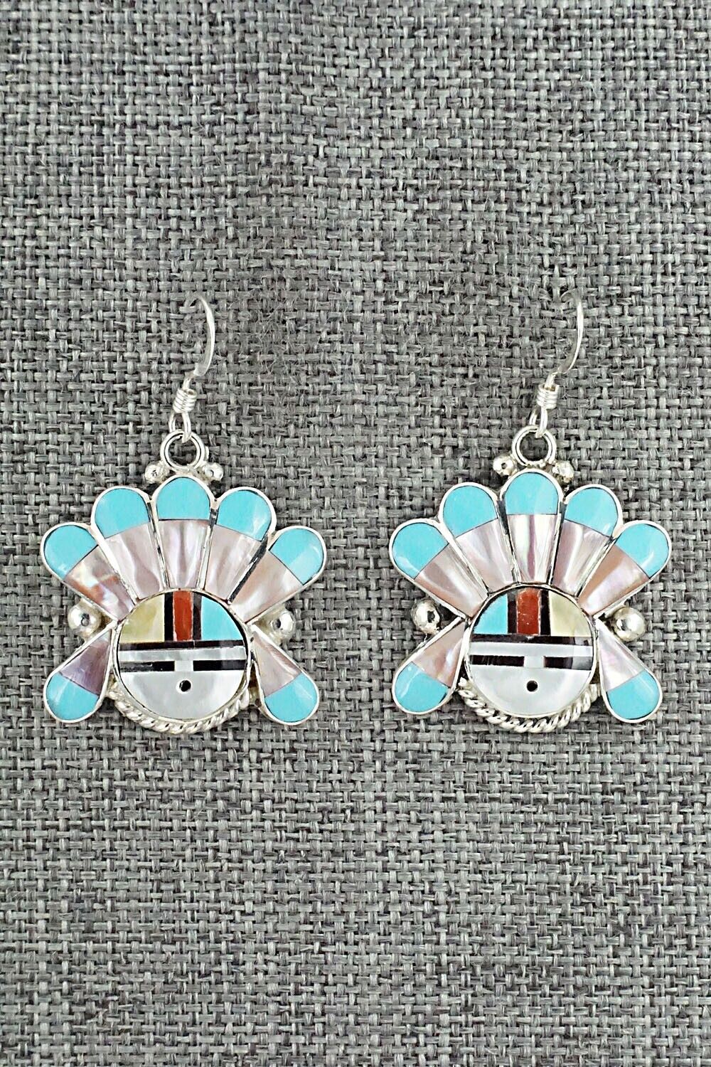 Multi-Stone & Sterling Silver Earrings - Clarence Niha