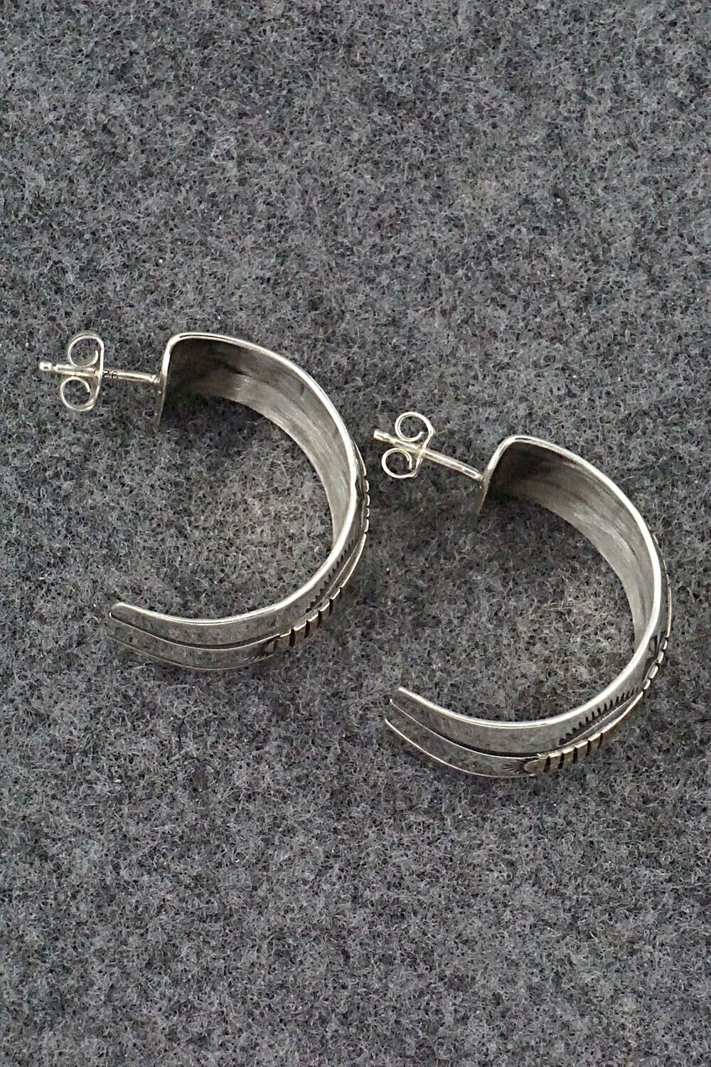 Sterling Silver & Gold Fill Hoop Earrings - Bruce Morgan