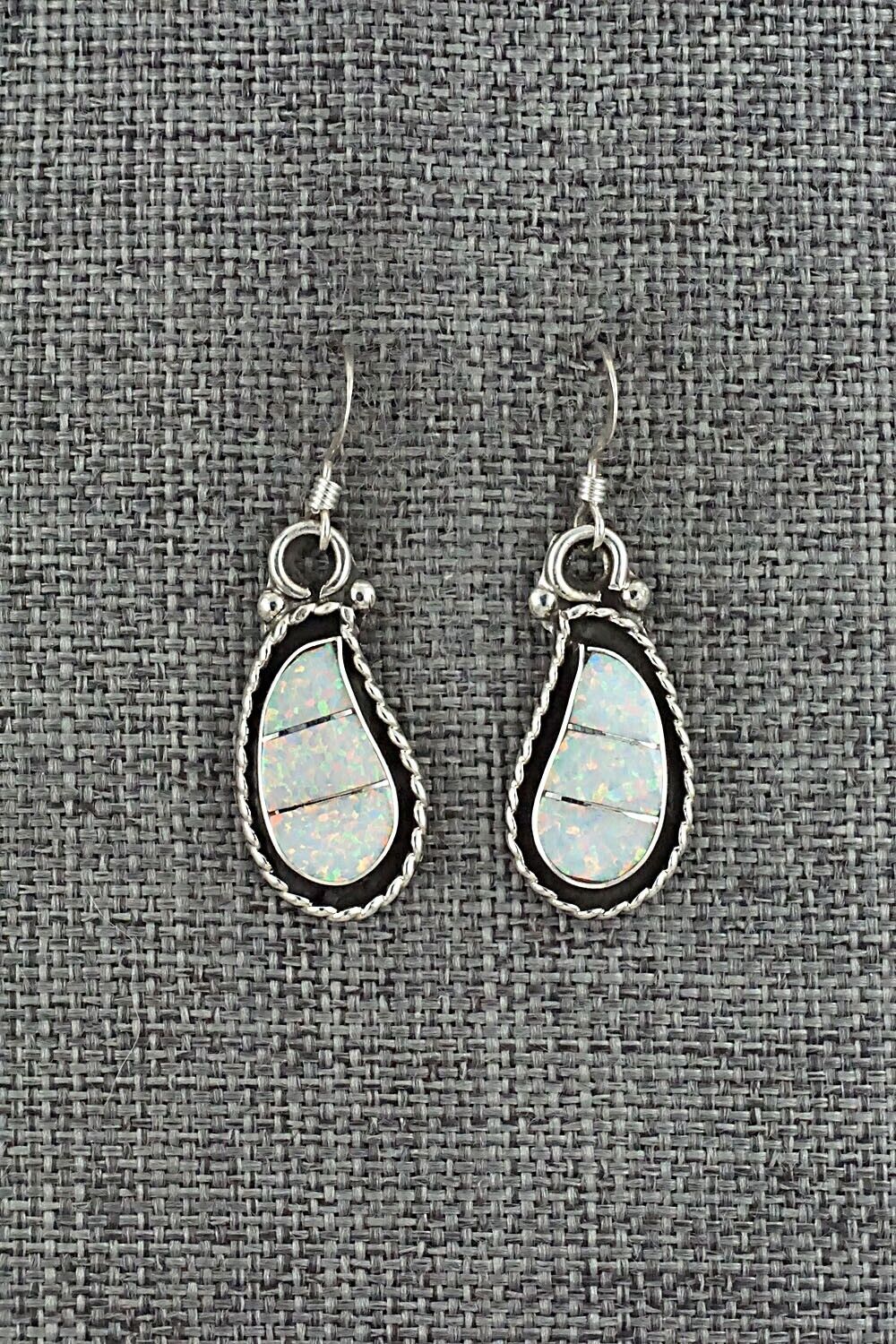 Opalite & Sterling Silver Earrings - Susie Lowsayatee