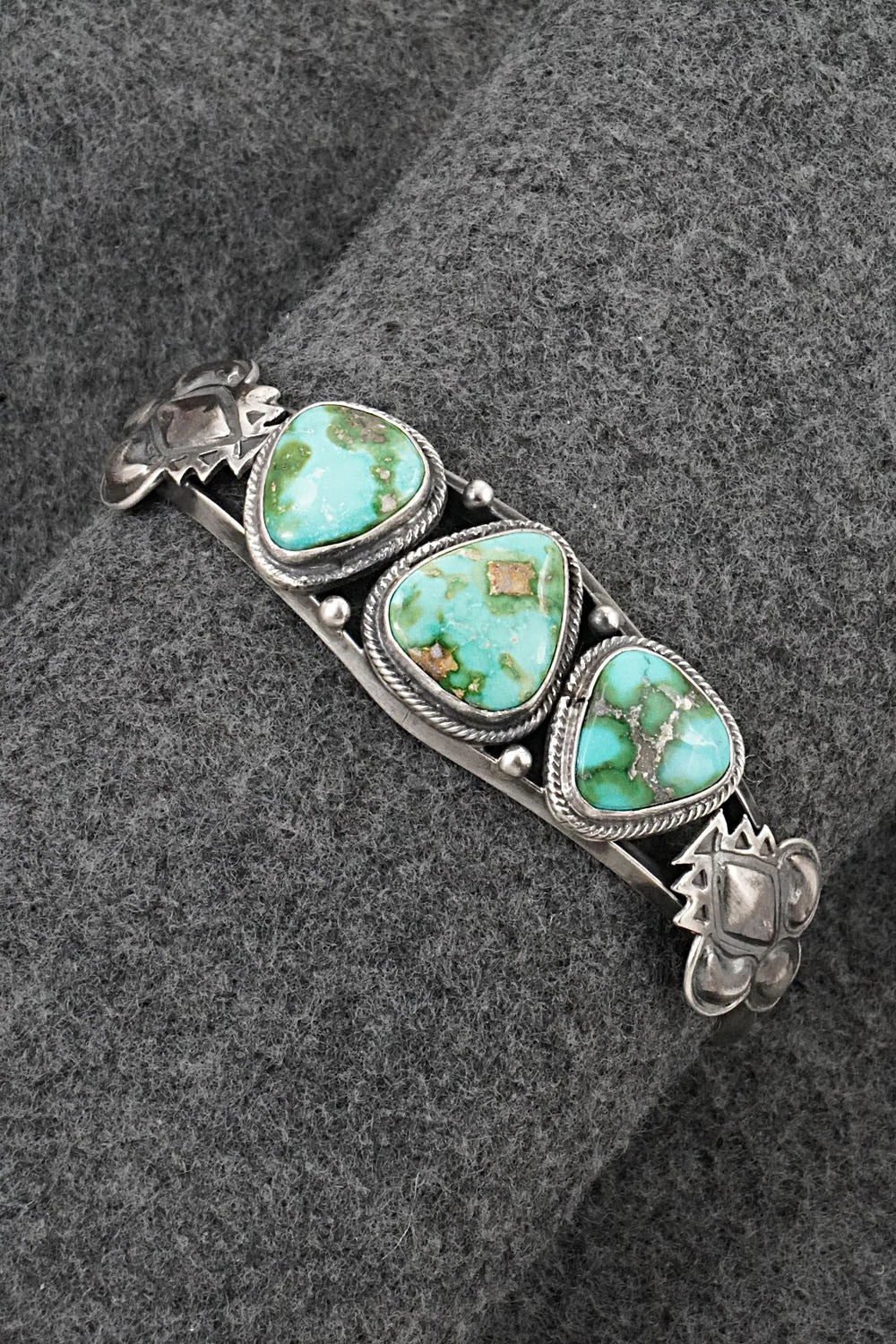 Turquoise & Sterling Silver Bracelet - Sharon McCarthy
