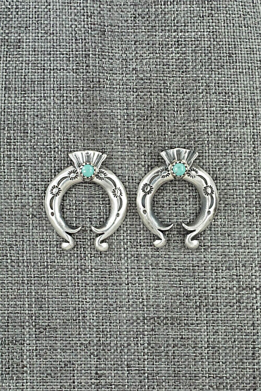 Turquoise & Sterling Silver Earrings - Paige Gordon