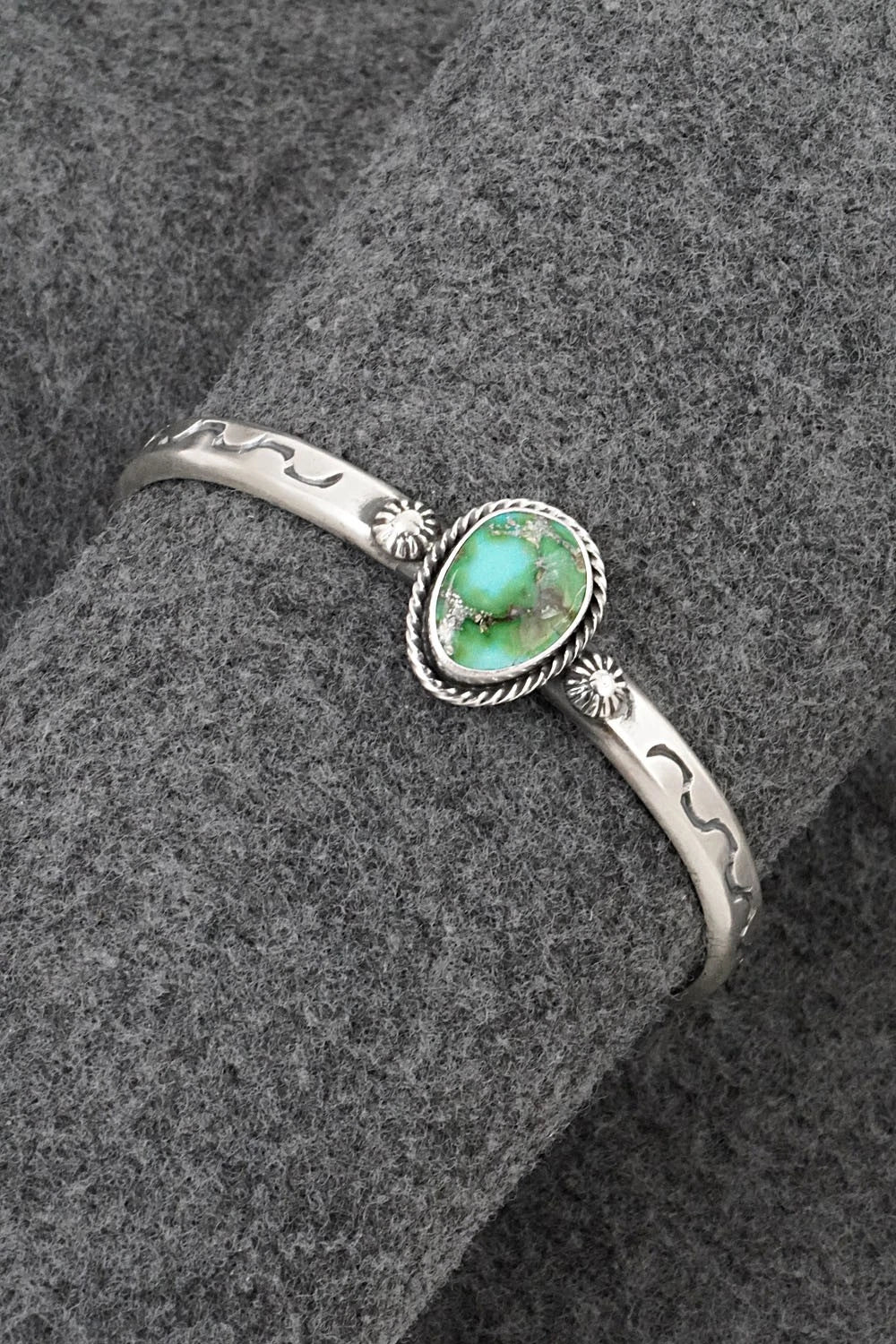 Turquoise & Sterling Silver Bracelet - Samuel Yellowhair