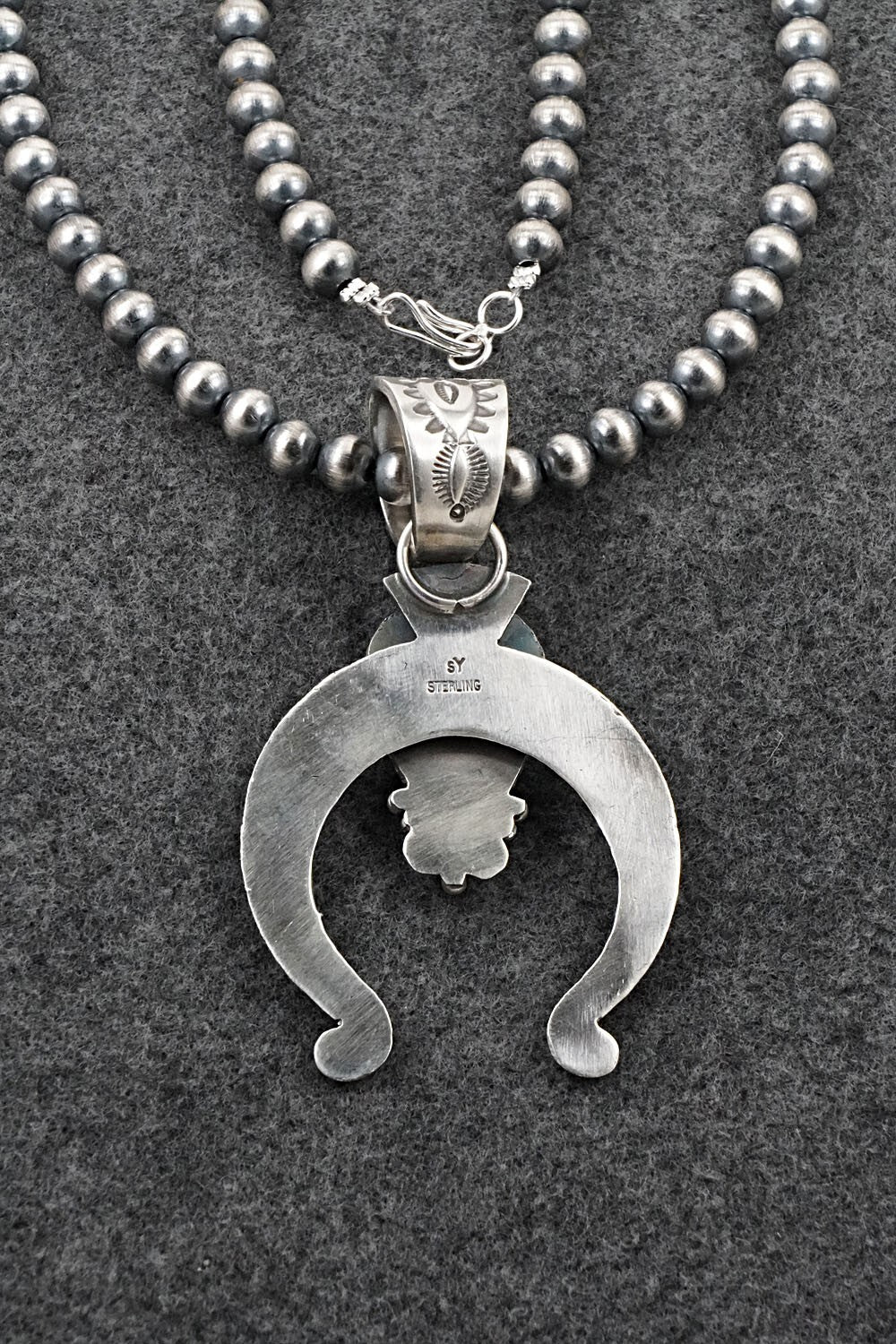 Turquoise & Sterling Silver Necklace - Samuel Yellowhair