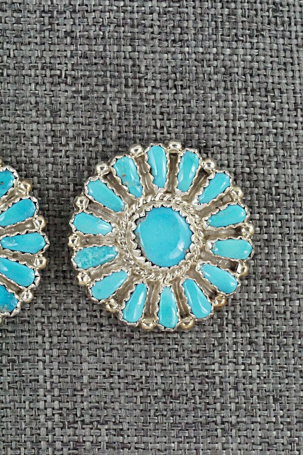 Turquoise & Sterling Silver Earrings - Donovan Wilson